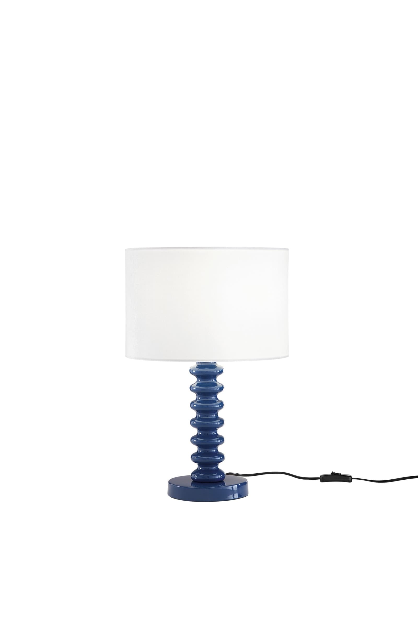 Lampada da tavolo in Velluto bianco e Metallo in 4 varianti Ideale per living e camera - 8
