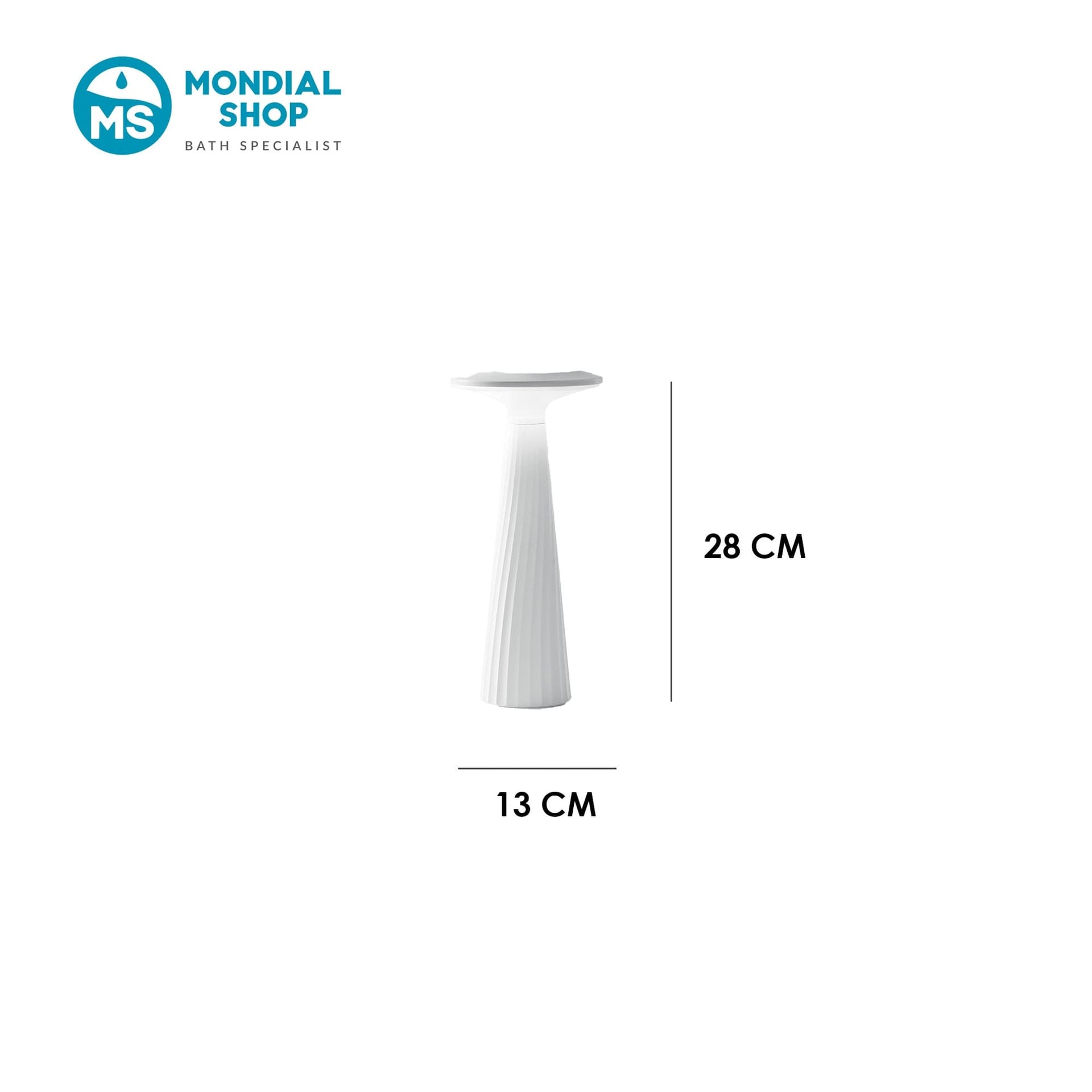 Lume LED Cordless 2.5W per esterni resistente all'umidità disponibile in bianco o nero - 4