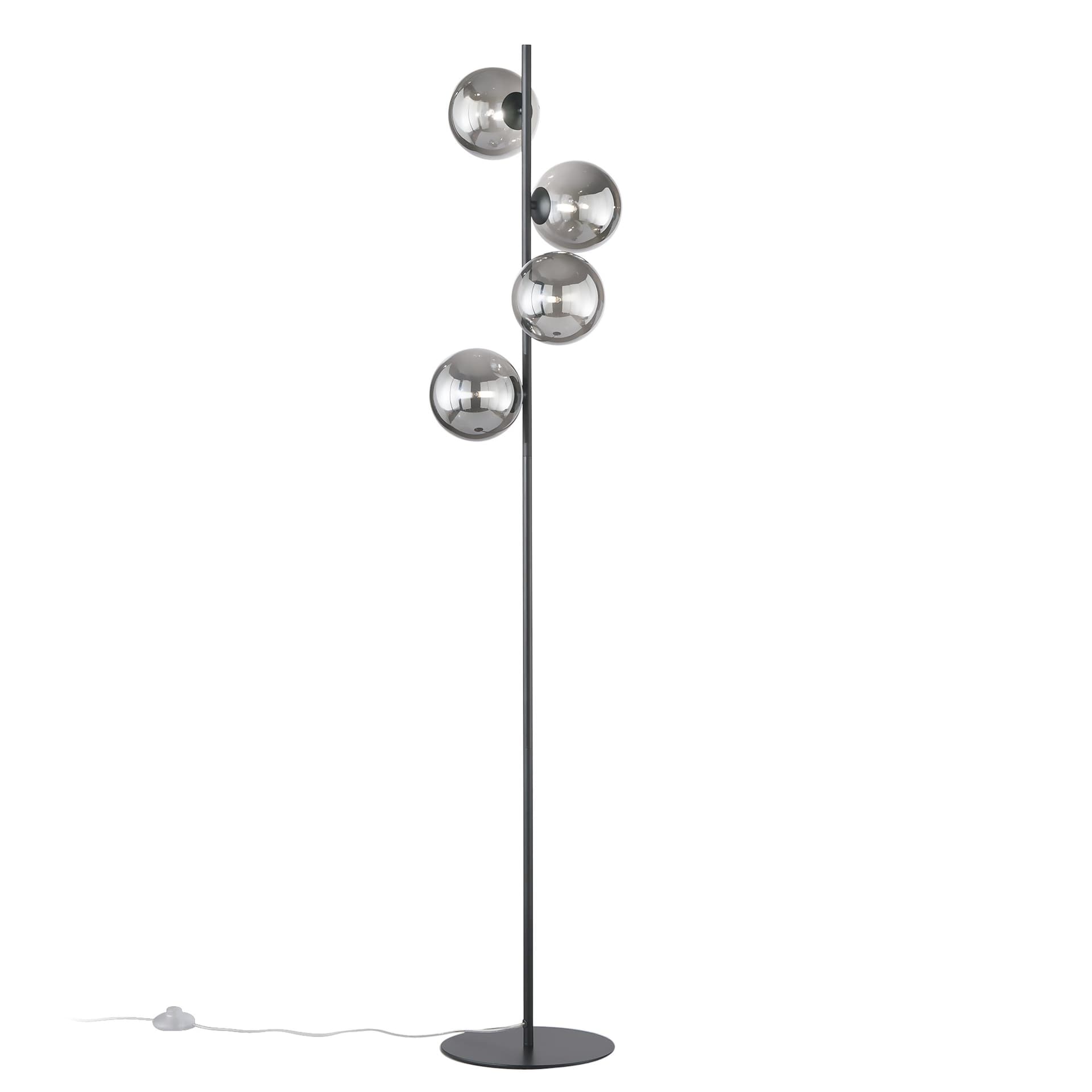 Piantana Moderna in oro o nero 4xG9 Design geometrico e raffinato - 11