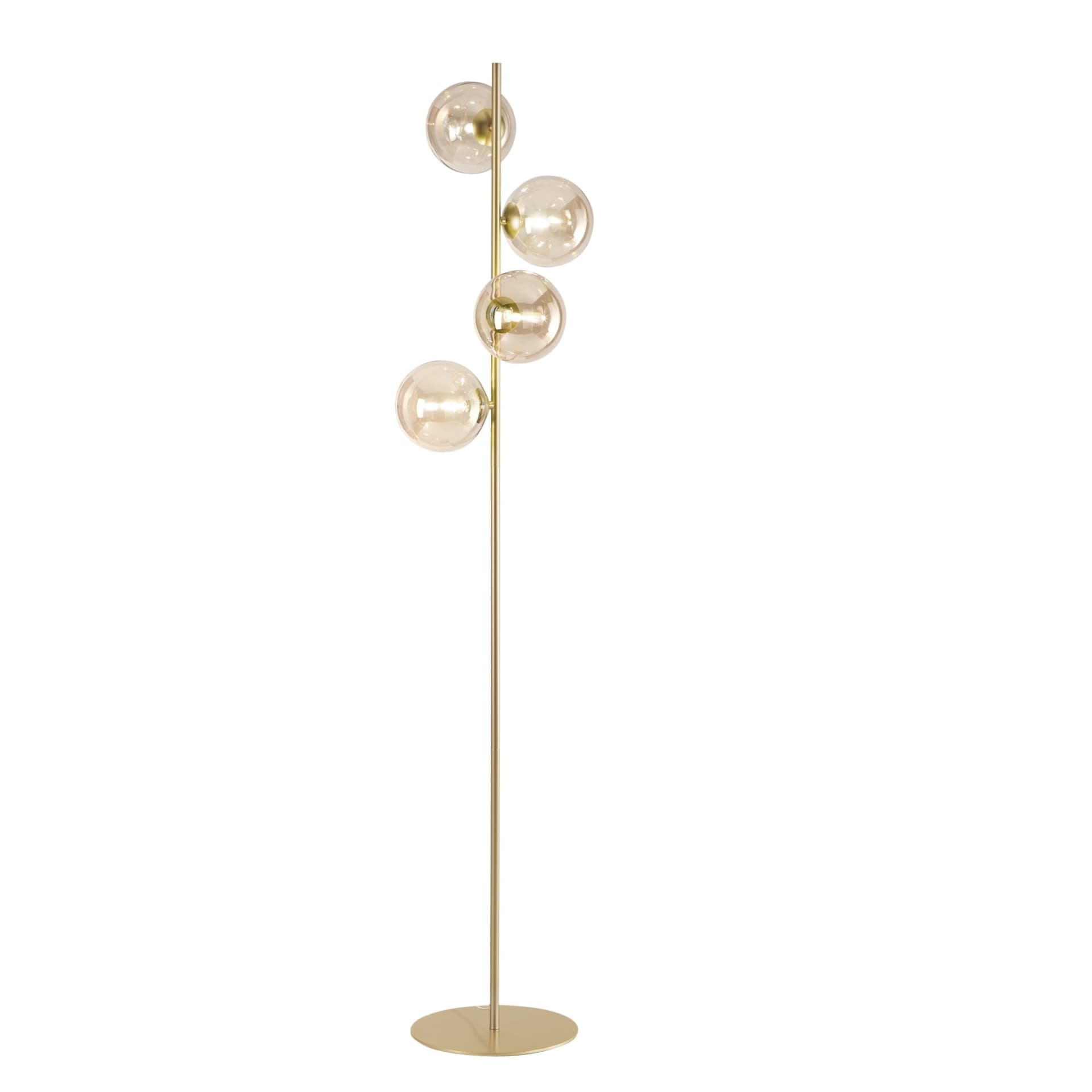 Piantana Moderna in oro o nero 4xG9 Design geometrico e raffinato - 4