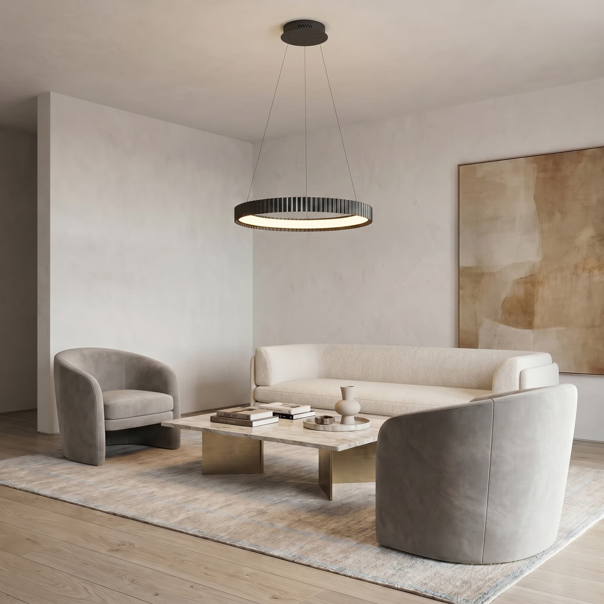 Sospensione LED 40W in metallo Illuminazione moderna Disponibile in 3 varianti - 12