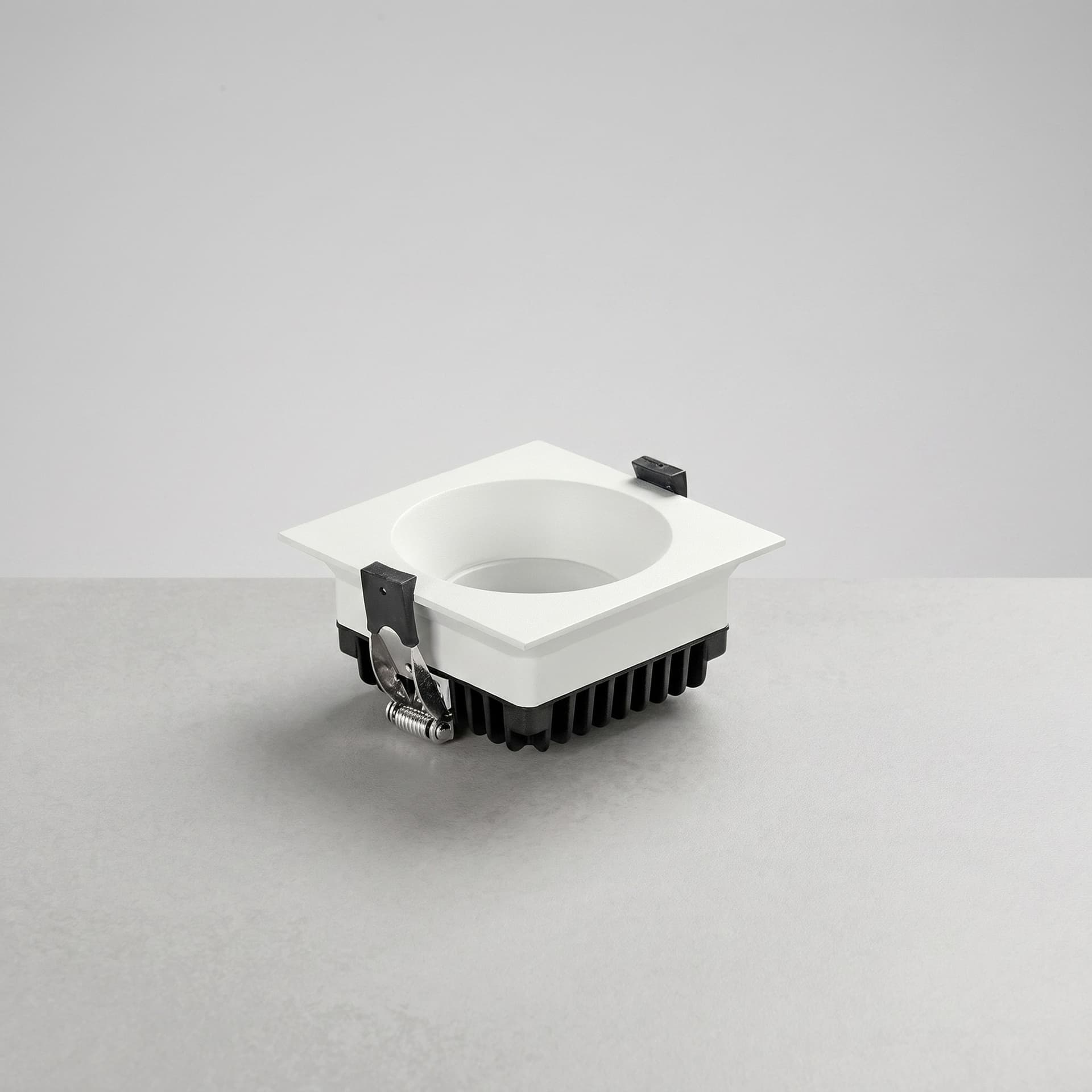Incasso LED quadrato 3 Tonalità di luce in 1 (CCT) 12W Finitura bianca moderna - 2
