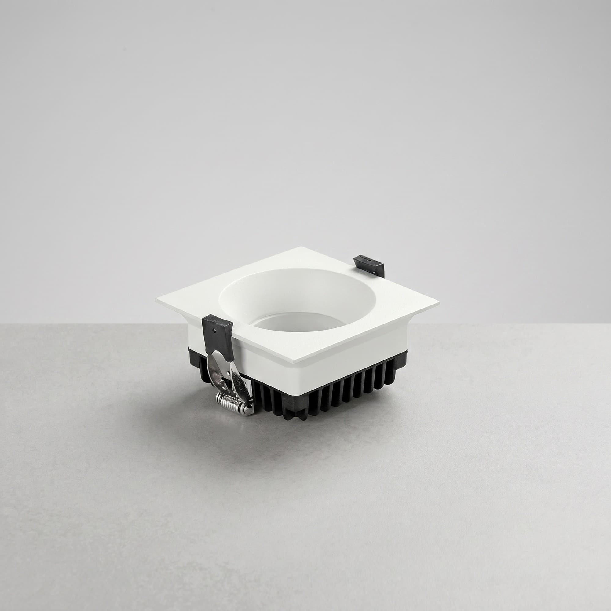 Incasso LED quadrato 3 Tonalità di luce in 1 (CCT) 12W Finitura bianca moderna - 2