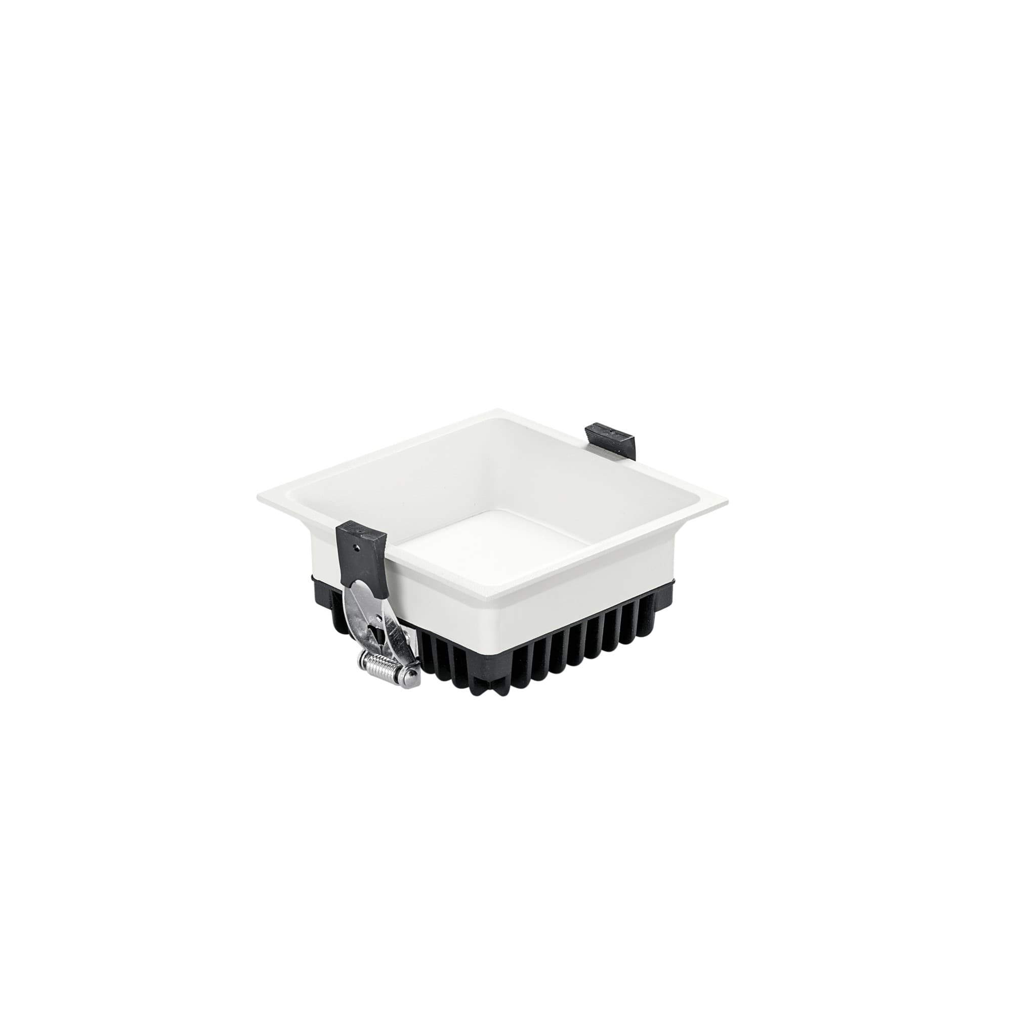 Incasso LED quadrato 3 Tonalità di luce in 1 (CCT) 12W Finitura bianca moderna - 4