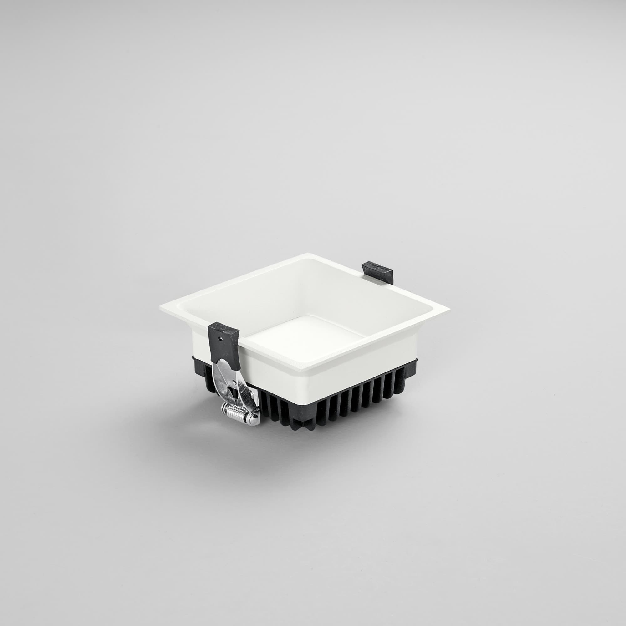 Incasso LED quadrato 3 Tonalità di luce in 1 (CCT) 12W Finitura bianca moderna - 5