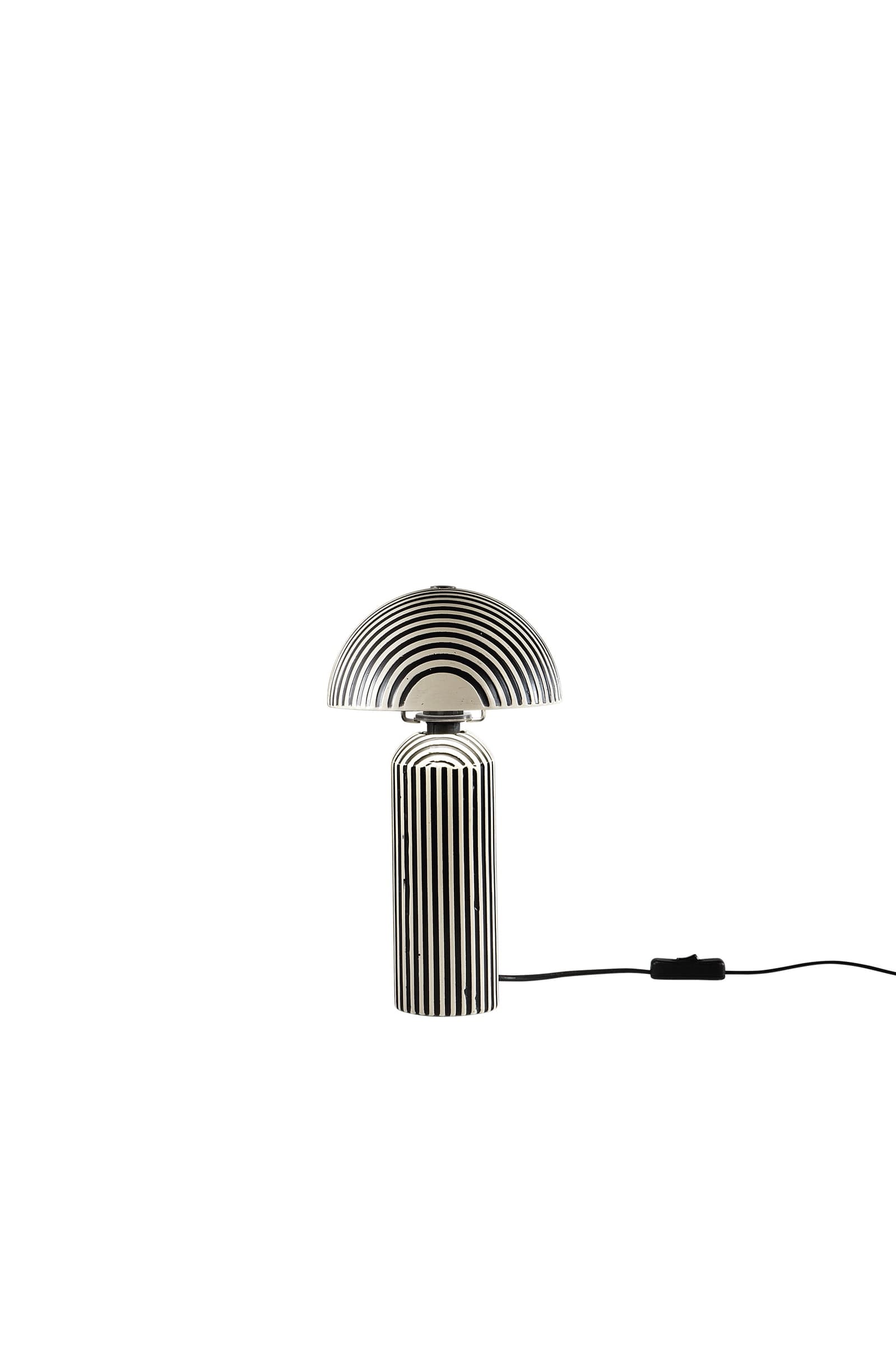 Lampada da tavolo nera in ceramica Attacco E14 Design contemporaneo per interni e ufficio - 4