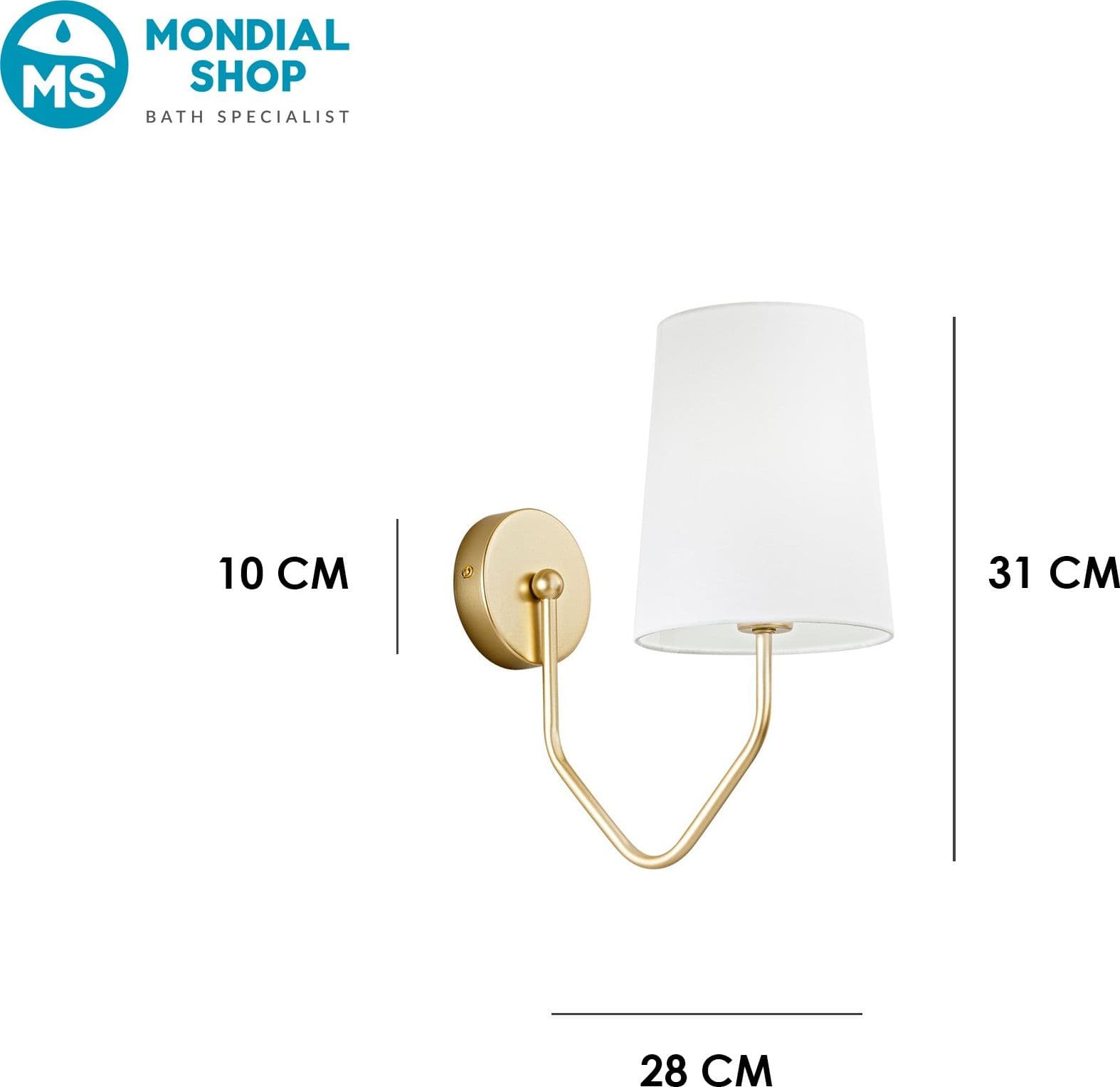 Applique di design Lampada da parete elegante Disponibile in 3 varianti E14 - 3