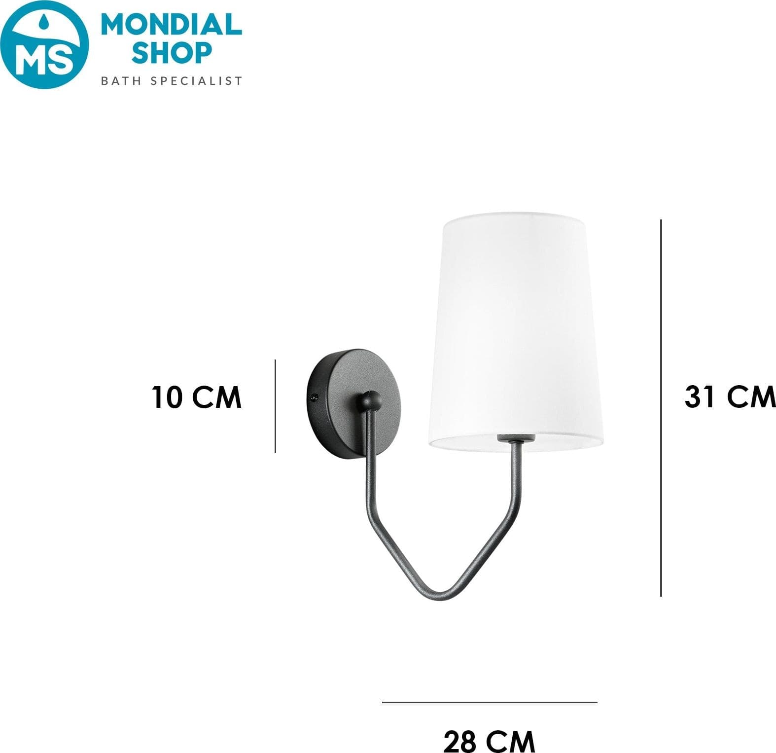 Applique di design Lampada da parete elegante Disponibile in 3 varianti E14 - 8