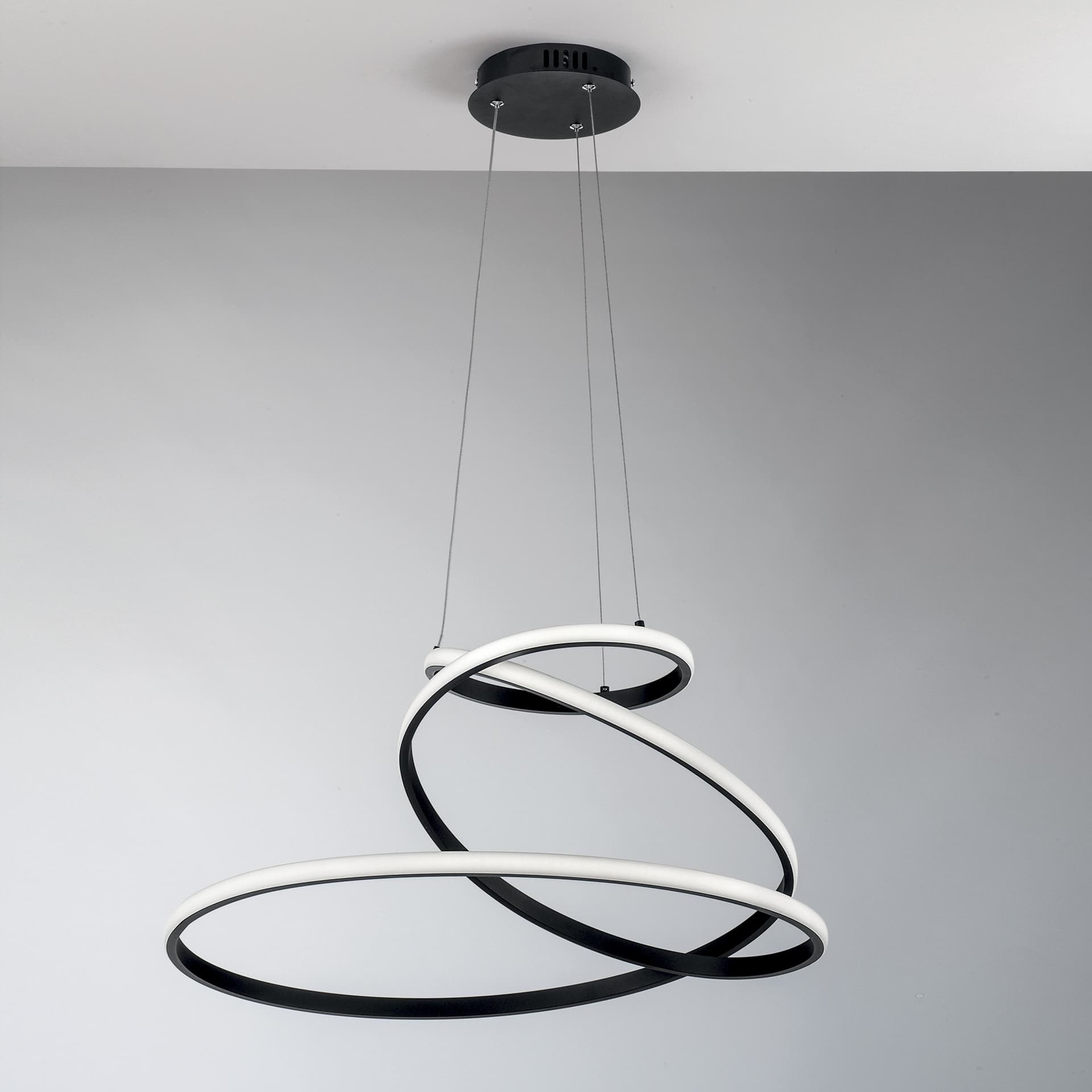 Lampadario LED moderno in 3 varianti 8000 Lumen Per grandi ambienti e loft - 13