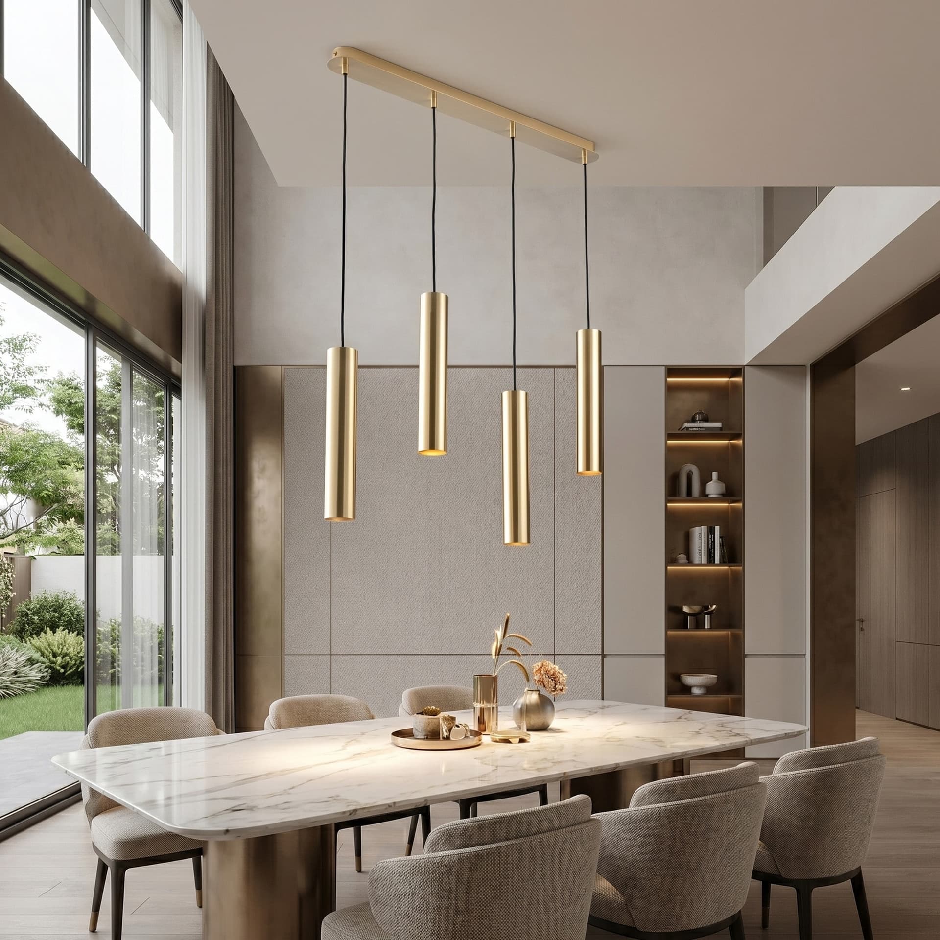 Sospensione lineare Disponibile in 3 varianti 4XGU10 Illuminazione tecnica di design - 11