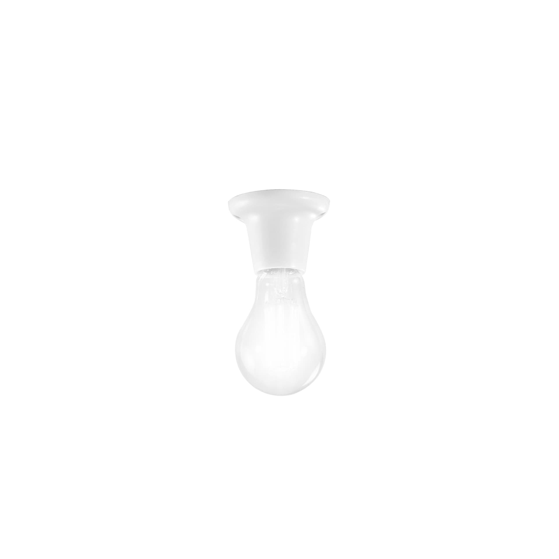 Portalampade Moderno bianco LED 1XE27 Componente per illuminazione minimal - 5