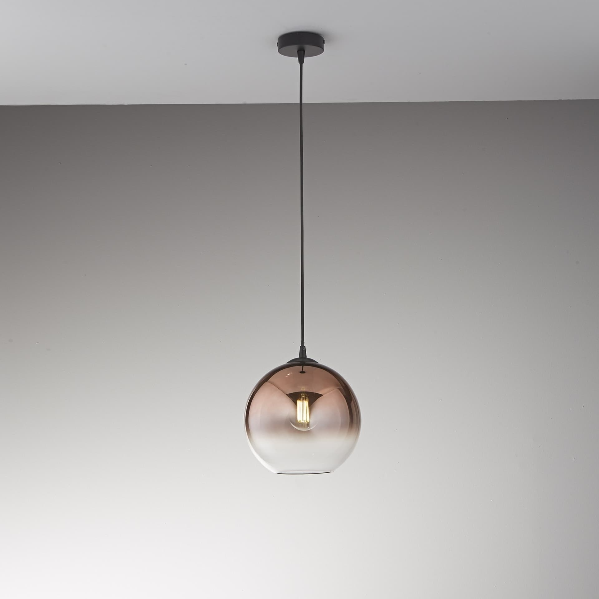 Lampadario moderno per interni disponibile in rame o oro Design industriale - 5
