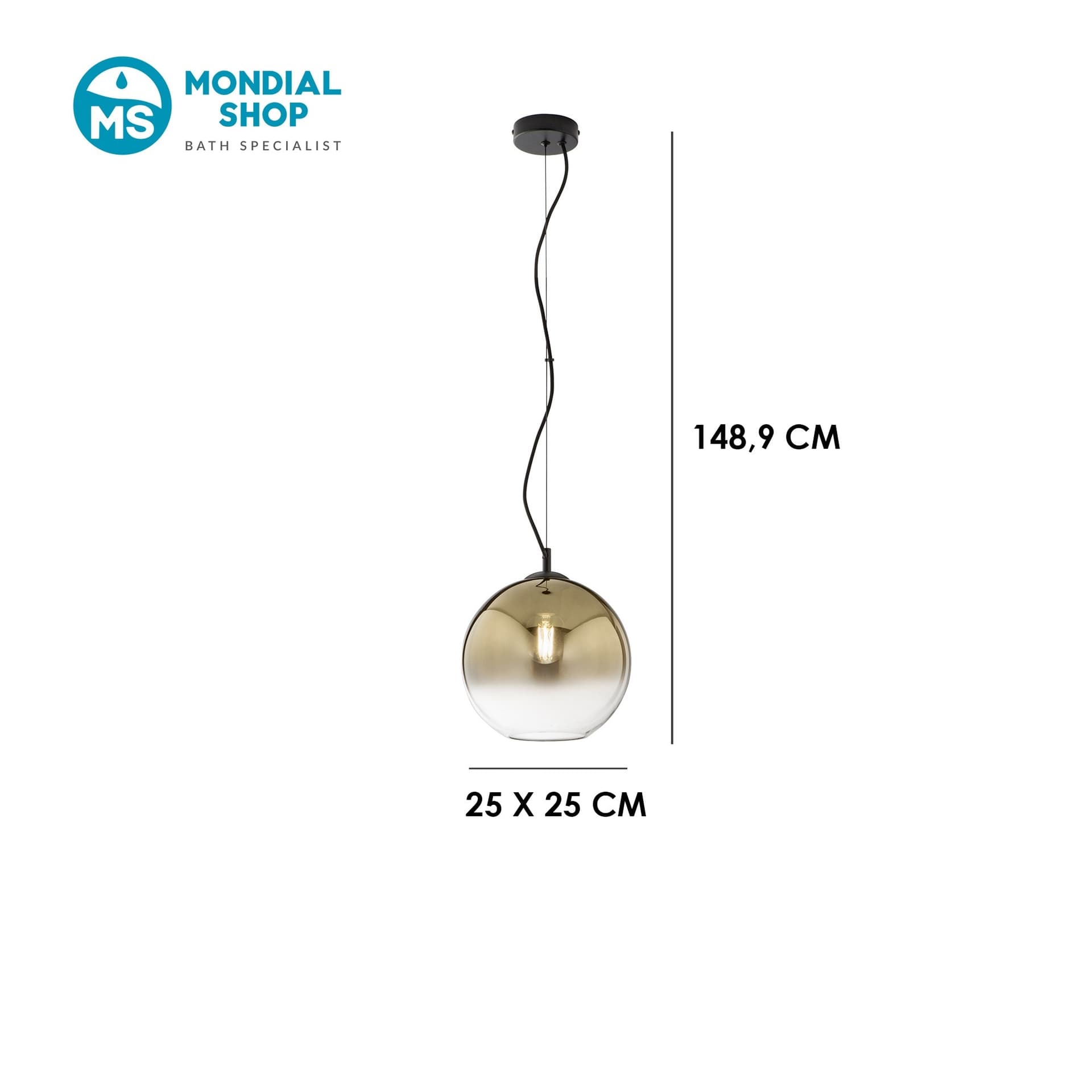 Lampadario moderno per interni disponibile in rame o oro Design industriale - 8