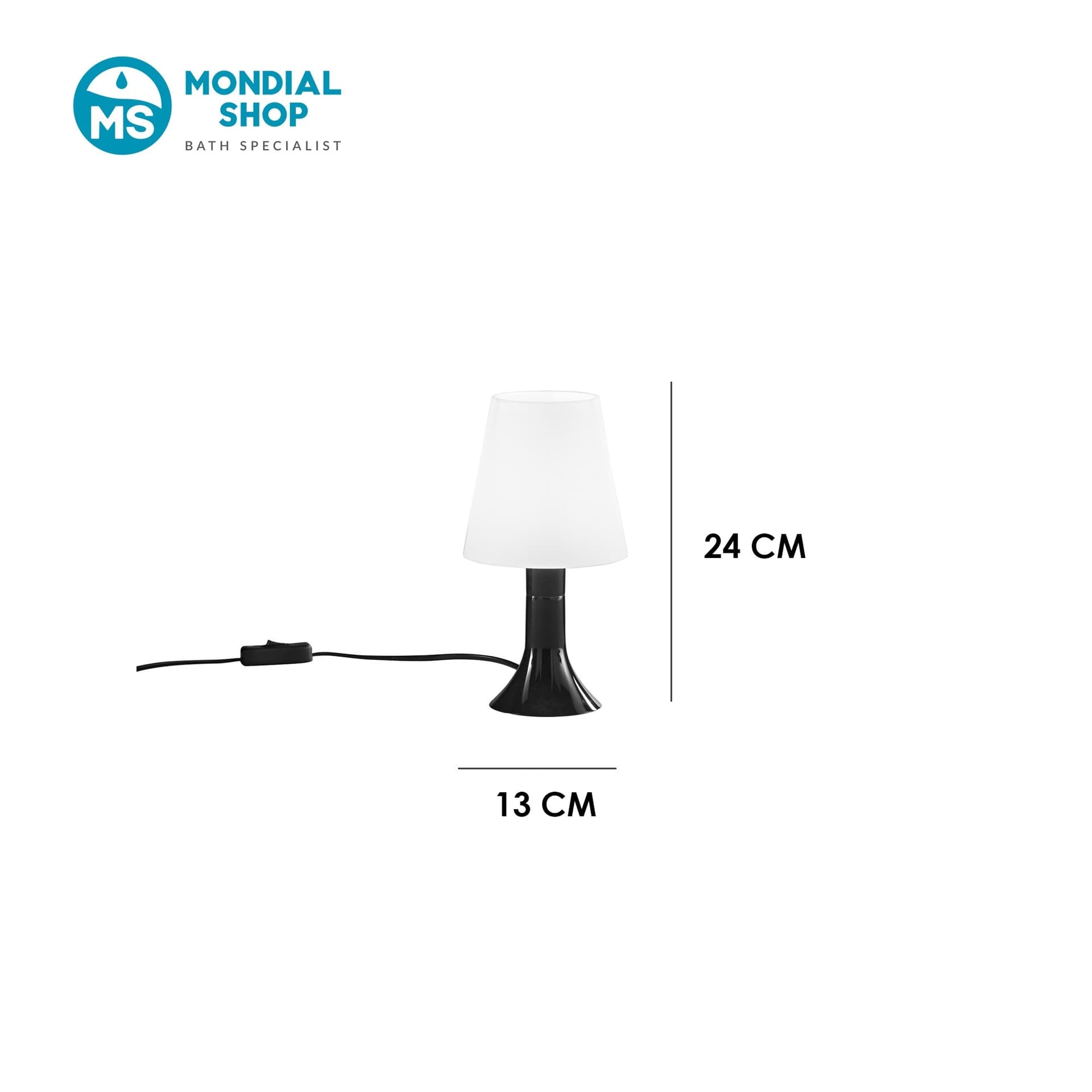 Lampada da comodino adatta anche a camere per bambini Disponibile in 5 varianti 1XE14 - 18