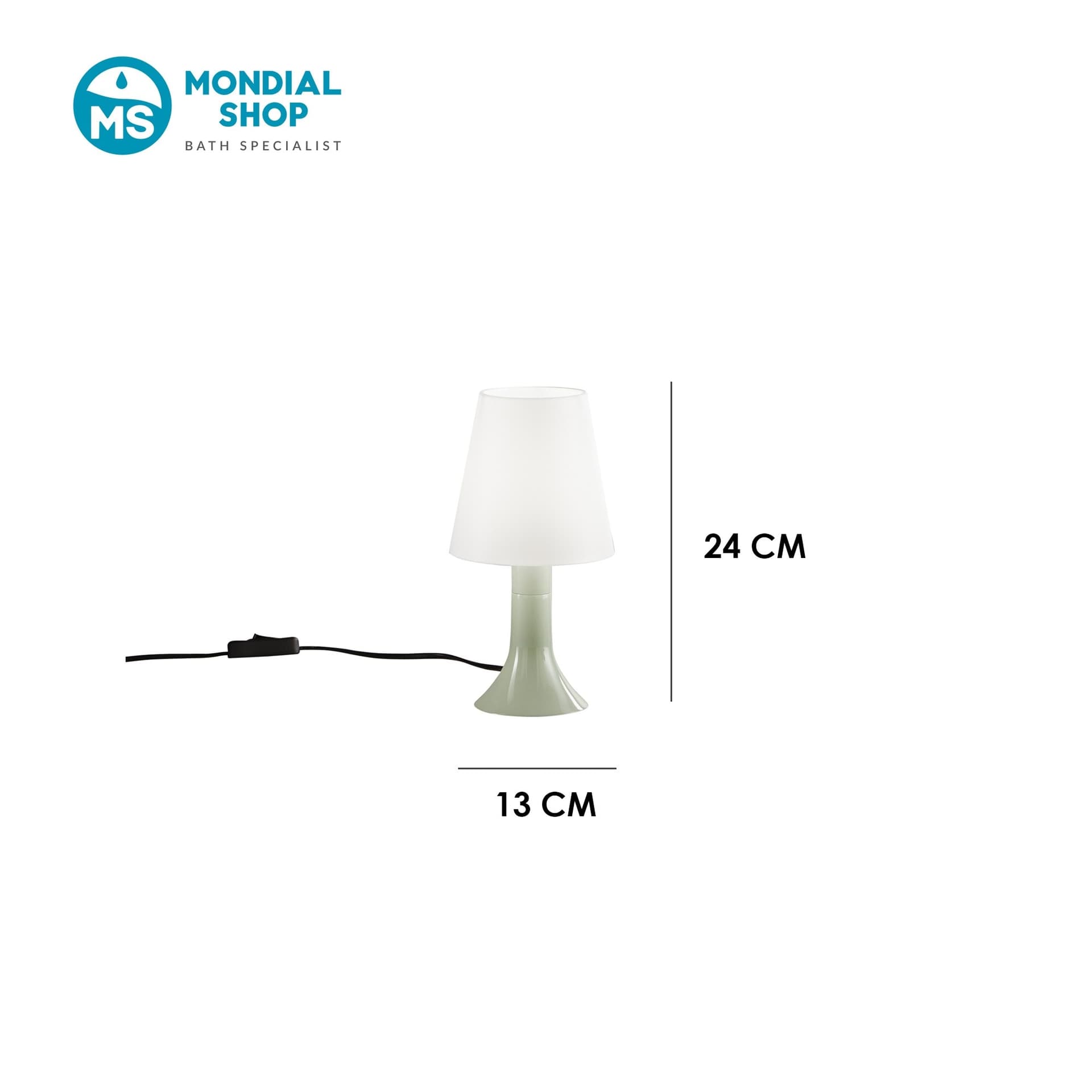 Lampada da comodino adatta anche a camere per bambini Disponibile in 5 varianti 1XE14 - 23