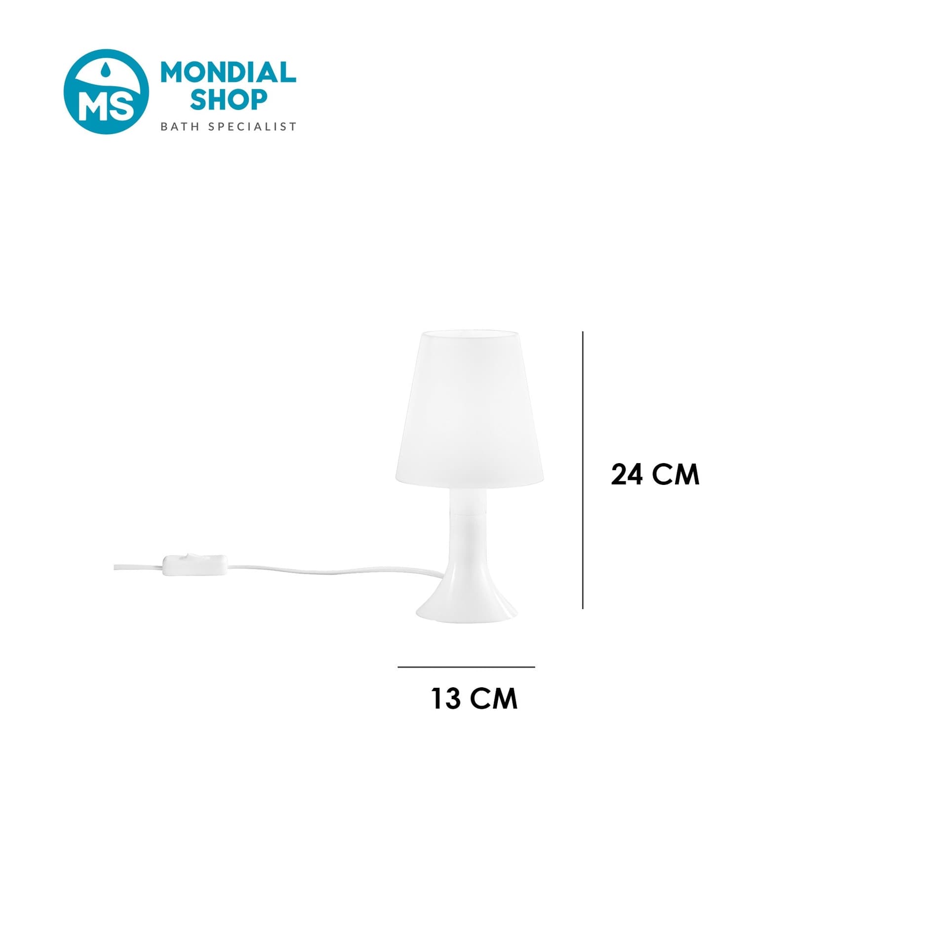 Lampada da comodino adatta anche a camere per bambini Disponibile in 5 varianti 1XE14 - 8