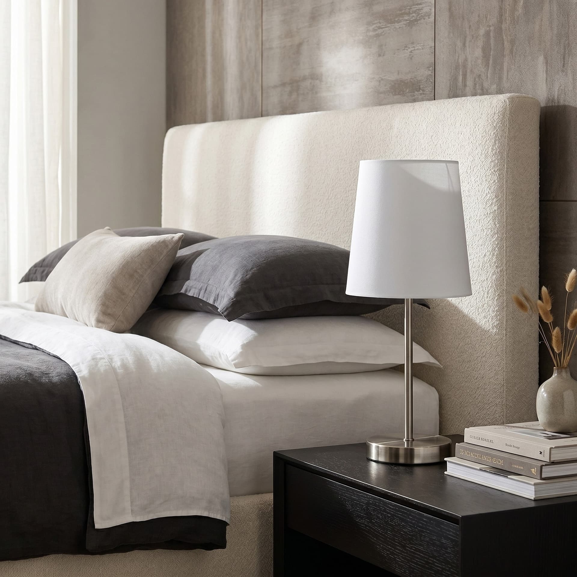 Lampada da comodino Disponibile in 3 varianti Elegante portalampada 1XE14 - 12