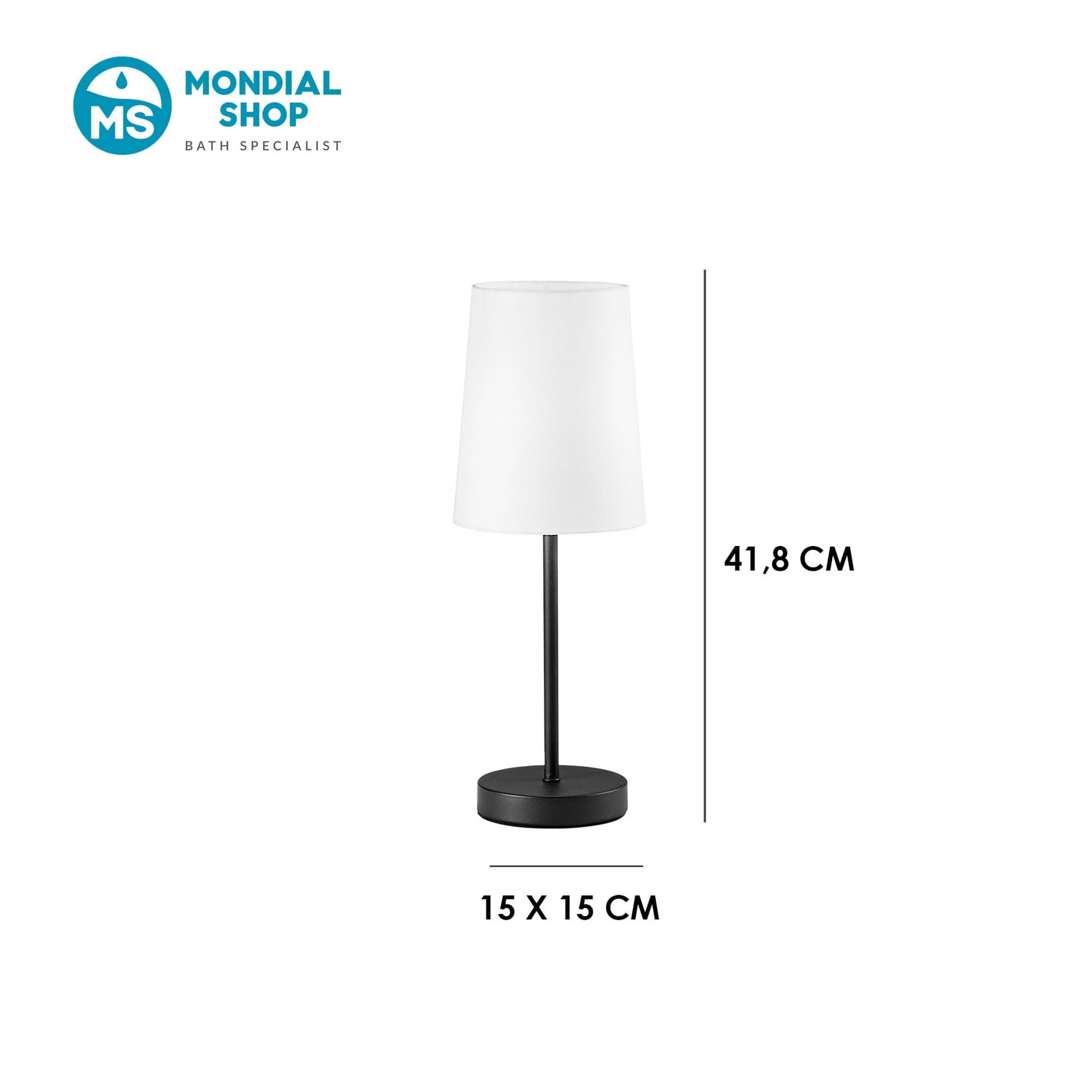 Lampada da comodino Disponibile in 3 varianti Elegante portalampada 1XE14 - 8
