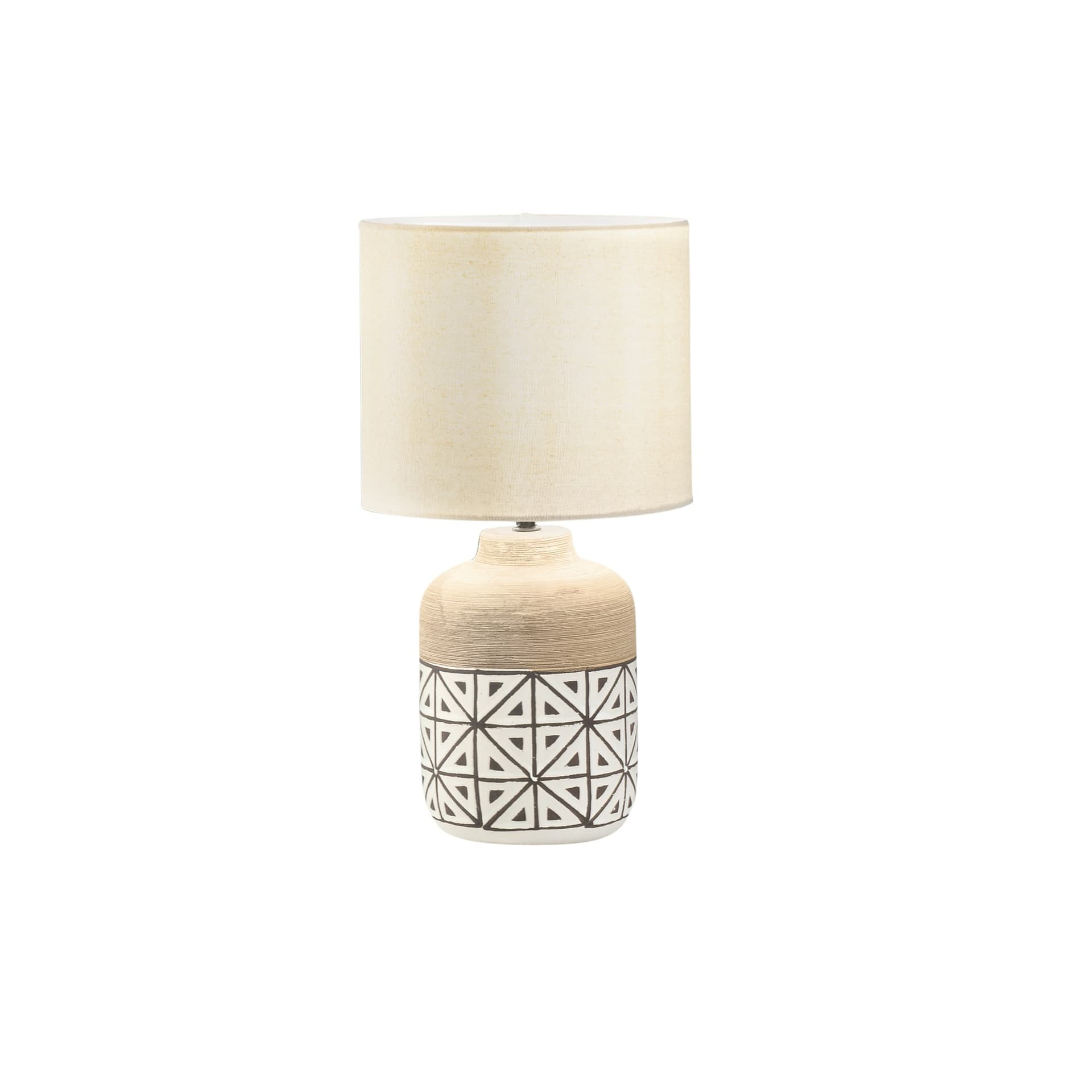 Lampada in ceramica decorata Per comodino 1xE27 Disponibile in dimensioni M o XL - 12