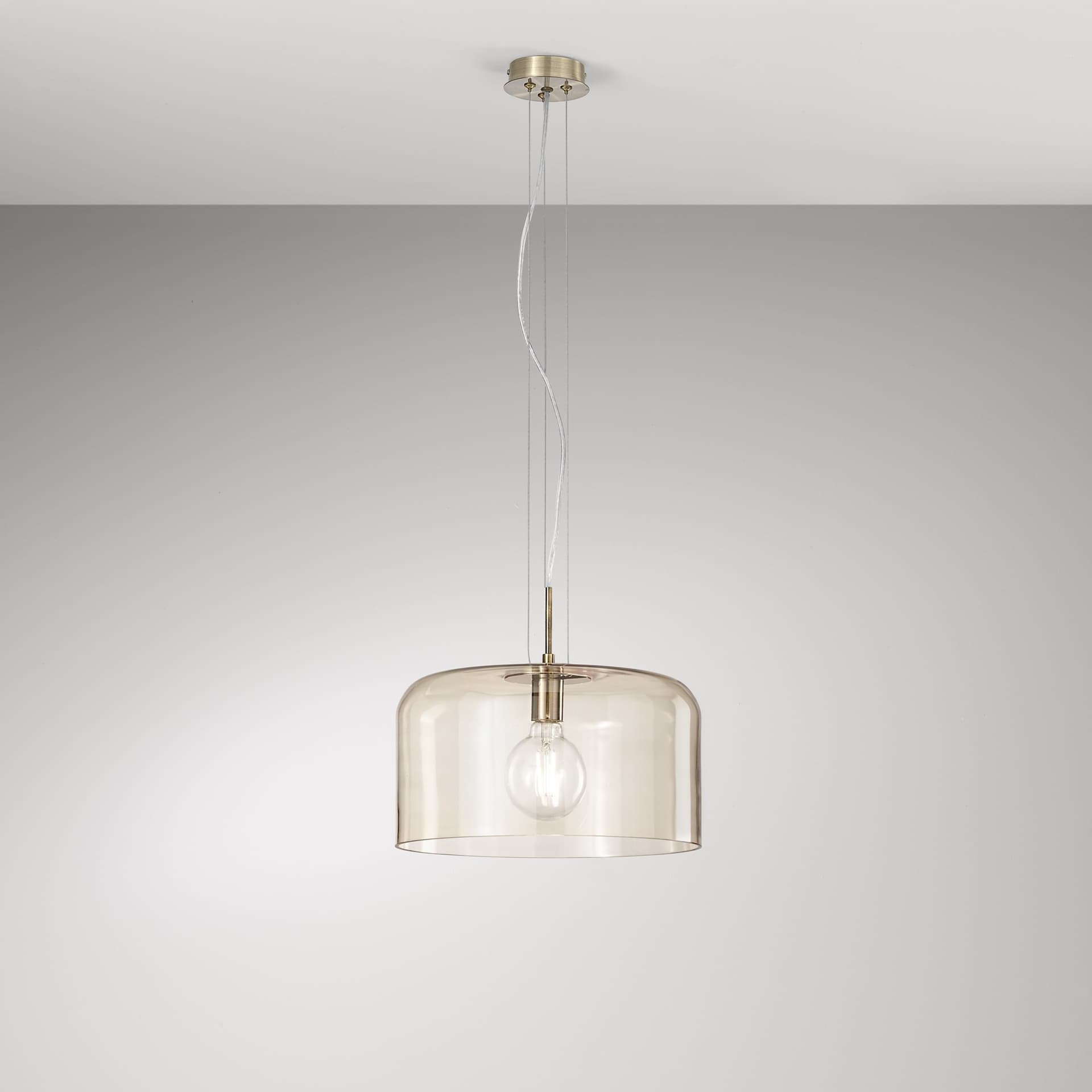 Lampada a sospensione in vetro Disponibile in 5 varianti E27 - 26