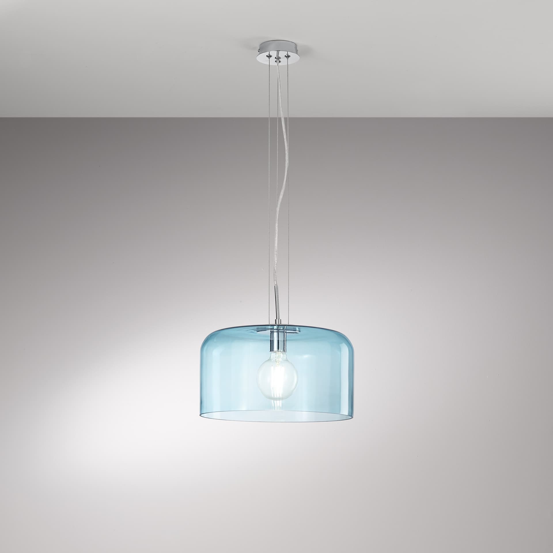 Lampada a sospensione in vetro Disponibile in 5 varianti E27 - 28