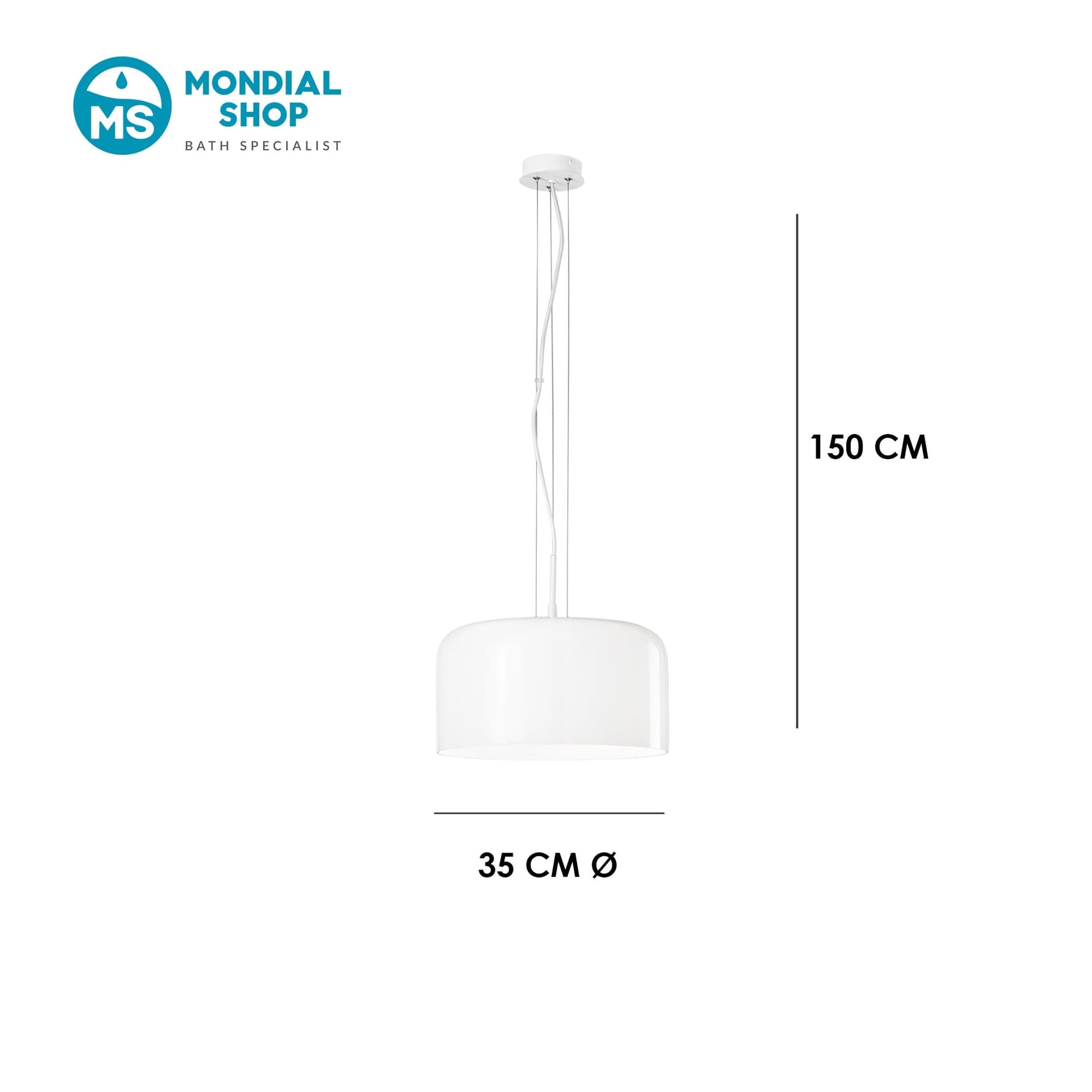 Lampada a sospensione in vetro Disponibile in 5 varianti E27 - 13