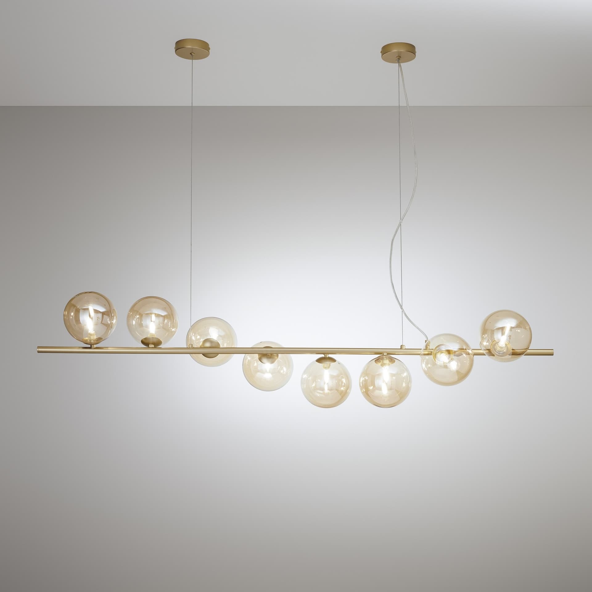 Lampadario a sospensione Disponibile in oro o nero 8XG9 Altezza regolabile - 5