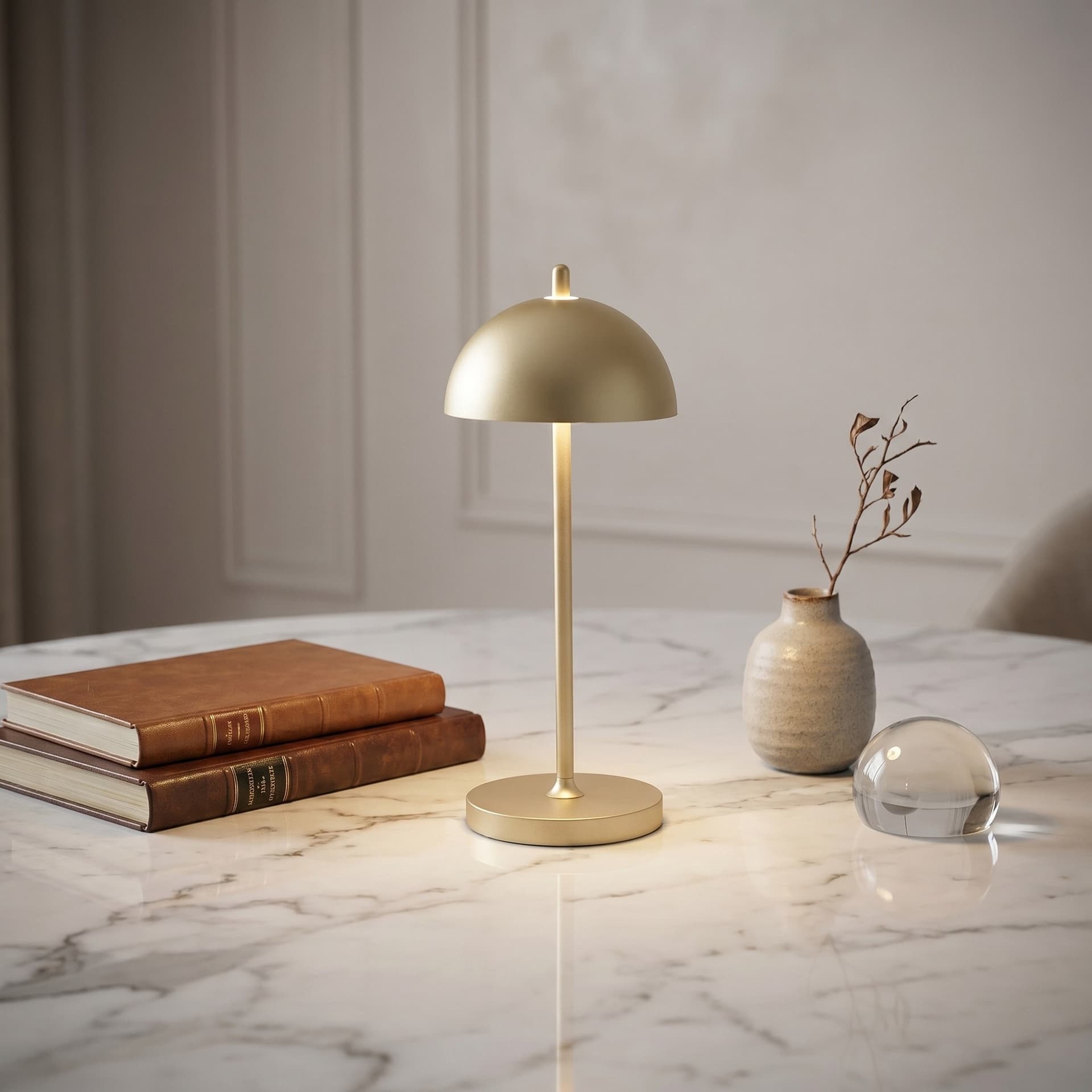 Lampada da tavolo ricaricabile Disponibile in 6 varianti LED Alta Luminosità IP44 - 1