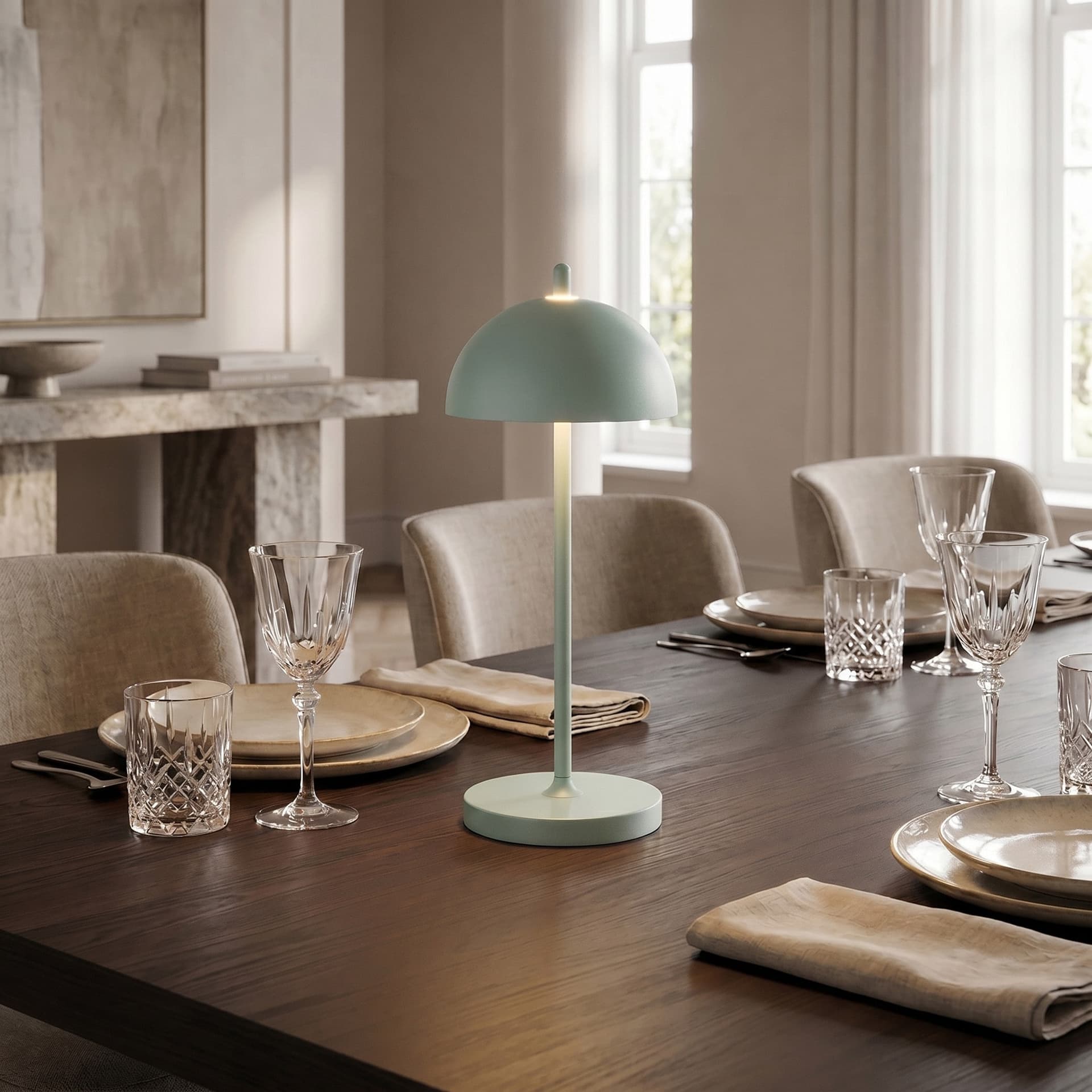 Lampada da tavolo ricaricabile Disponibile in 6 varianti LED Alta Luminosità IP44 - 11