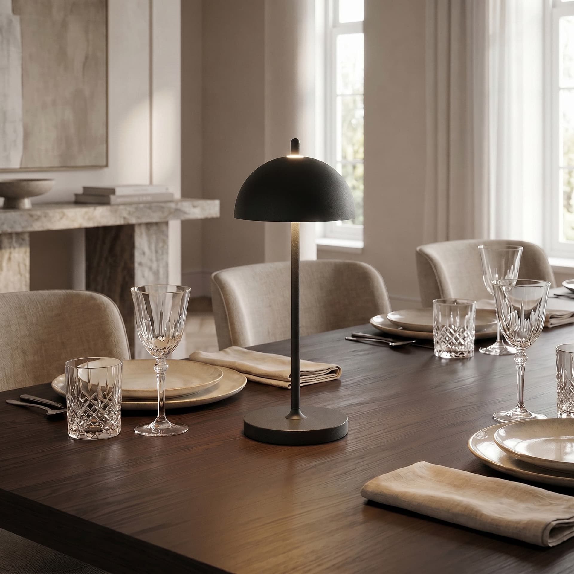 Lampada da tavolo ricaricabile Disponibile in 6 varianti LED Alta Luminosità IP44 - 14