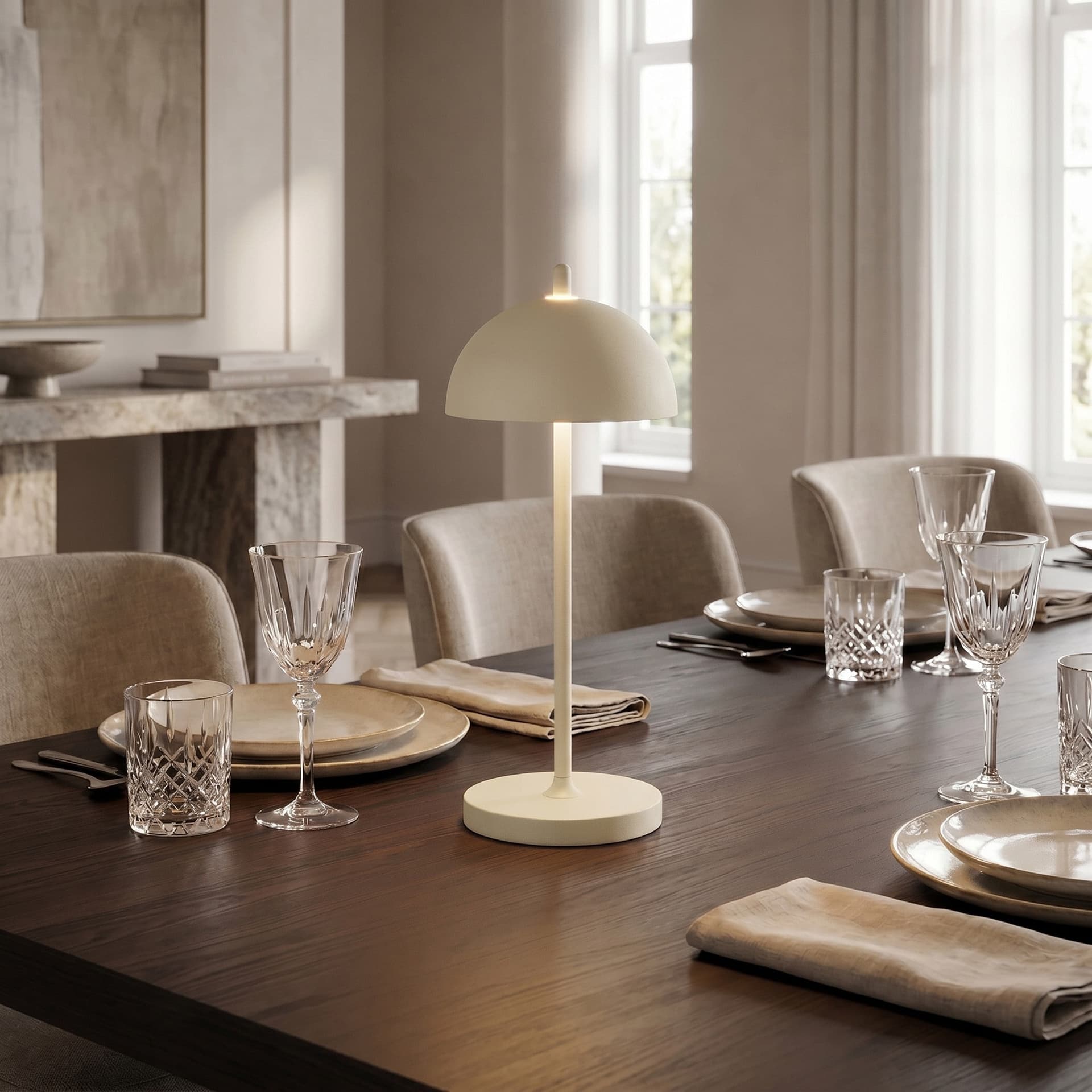 Lampada da tavolo ricaricabile Disponibile in 6 varianti LED Alta Luminosità IP44 - 17