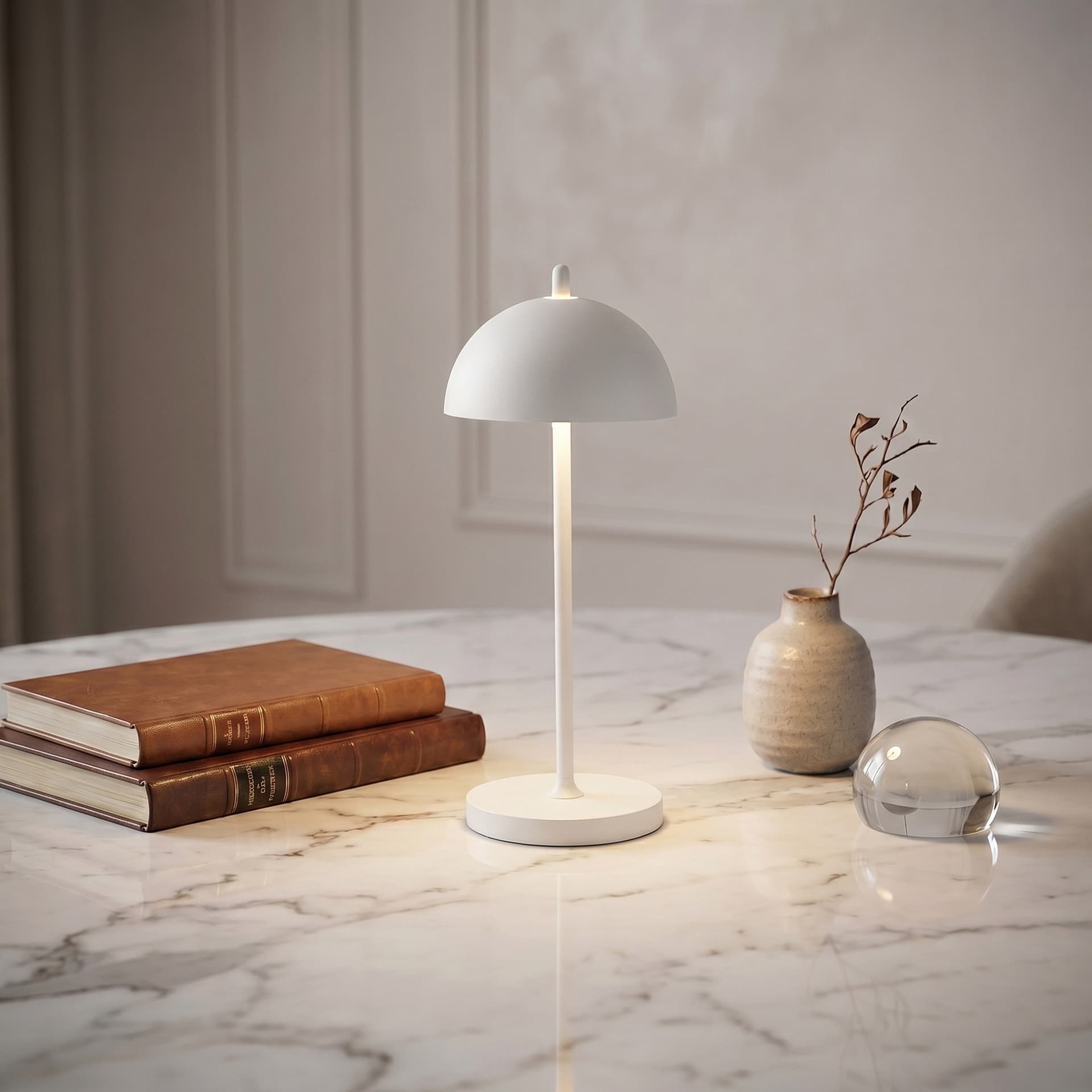 Lampada da tavolo ricaricabile Disponibile in 6 varianti LED Alta Luminosità IP44 - 5