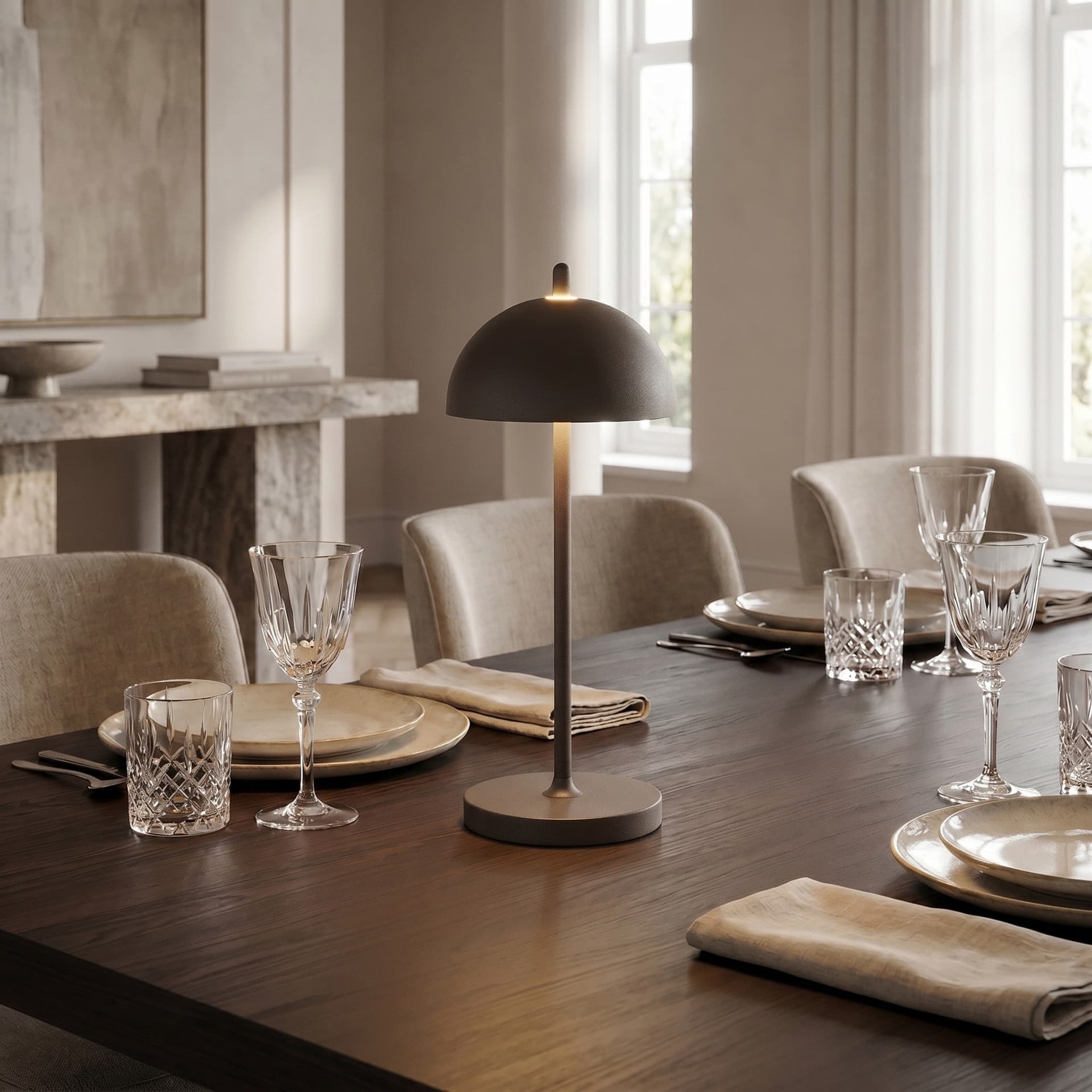 Lampada da tavolo ricaricabile Disponibile in 6 varianti LED Alta Luminosità IP44 - 7