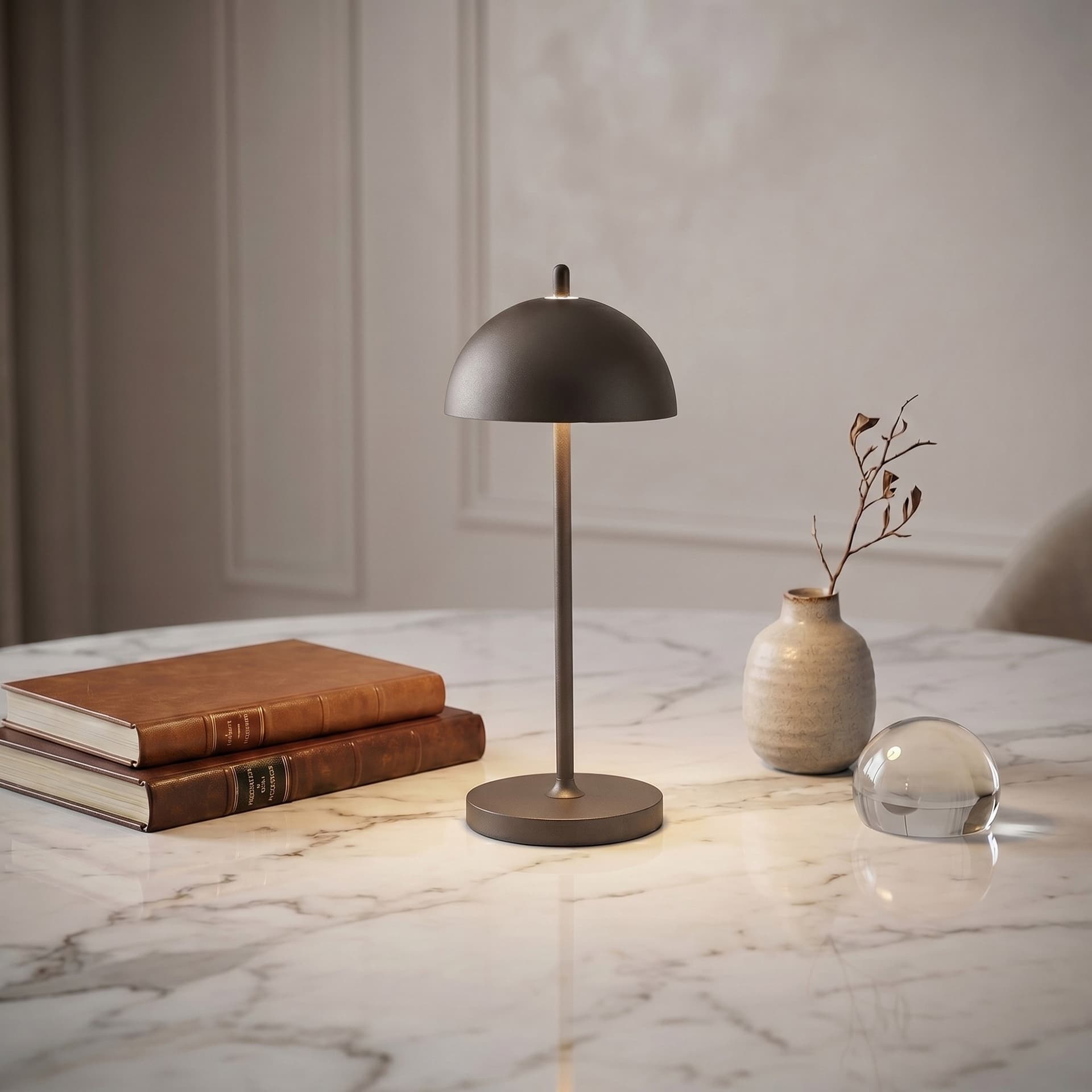 Lampada da tavolo ricaricabile Disponibile in 6 varianti LED Alta Luminosità IP44 - 8