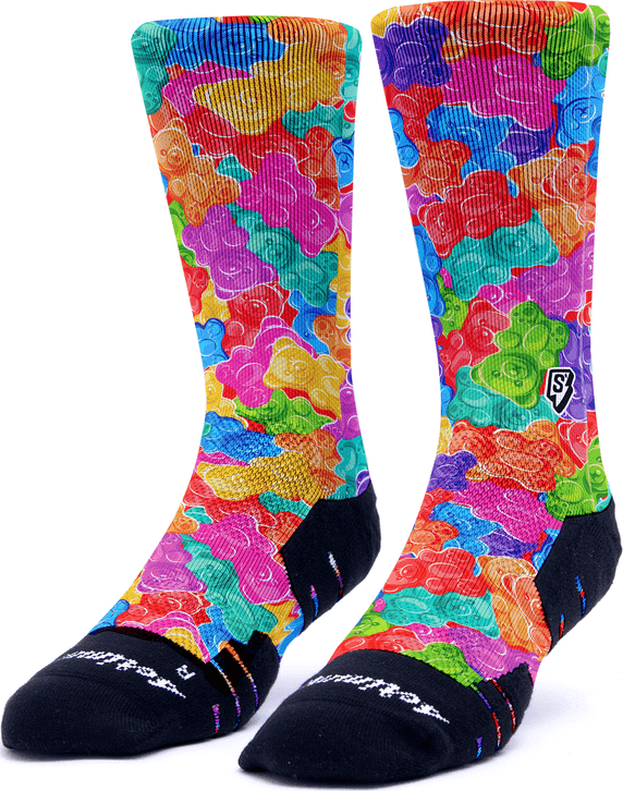 Calze SCRIMMAGE JELLY BEARS EVERYDAY Quick-Dry Comfort Quotidiano