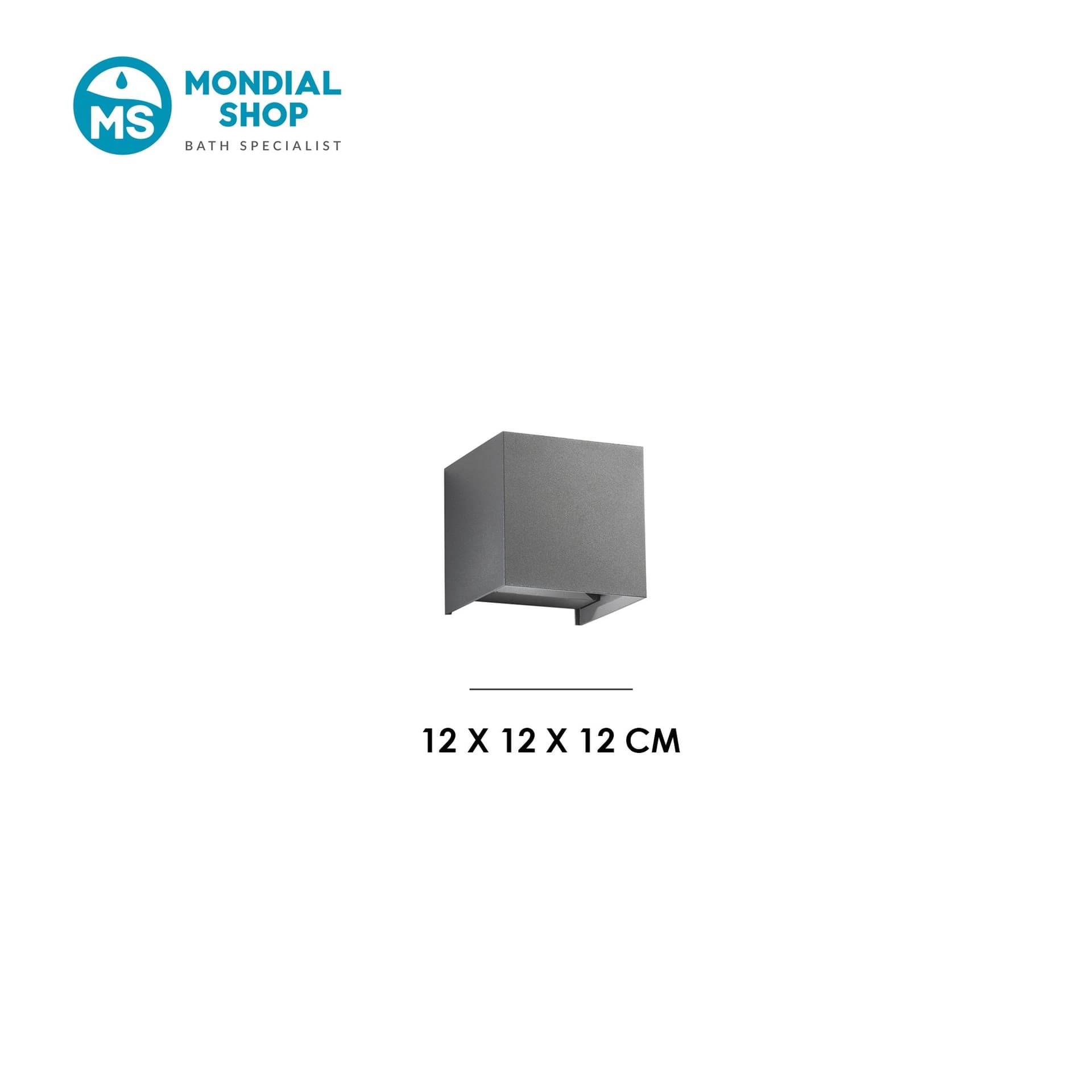 Applique Esterno Moderna LED Cubo 12W 4 Varianti - 14