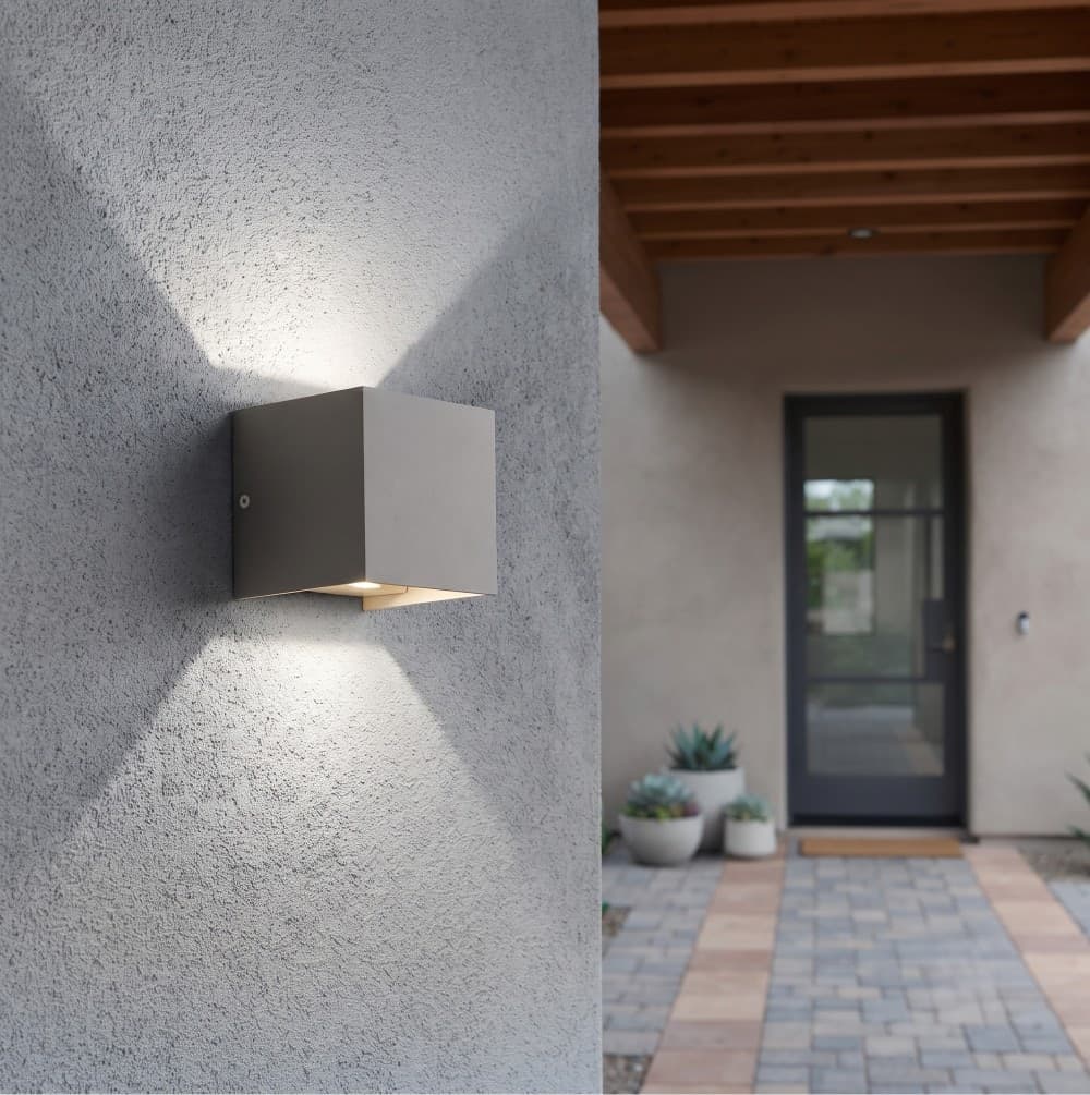 Applique Esterno Moderna LED Cubo 12W 4 Varianti - 5