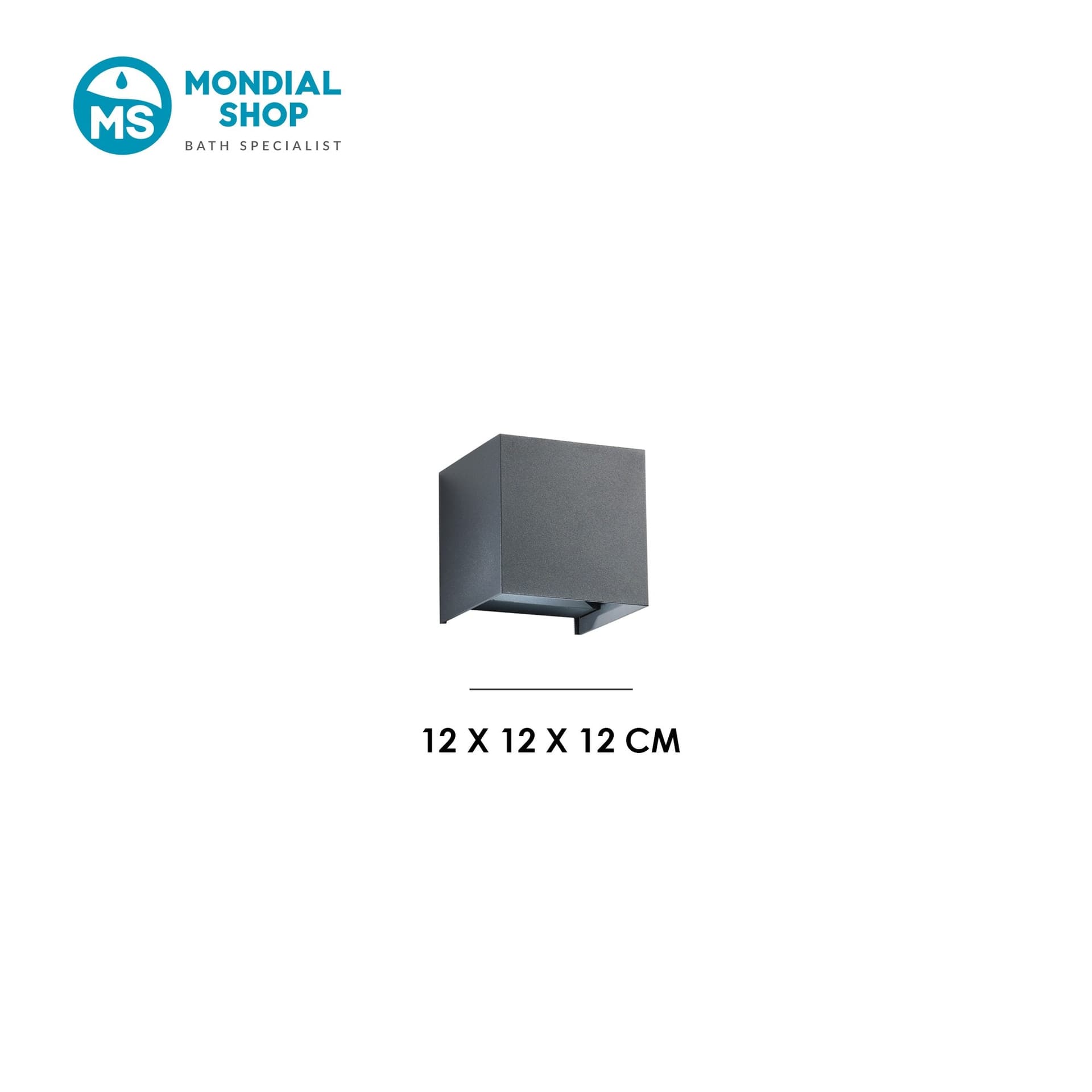 Applique Esterno Moderna LED Cubo 12W 4 Varianti - 6