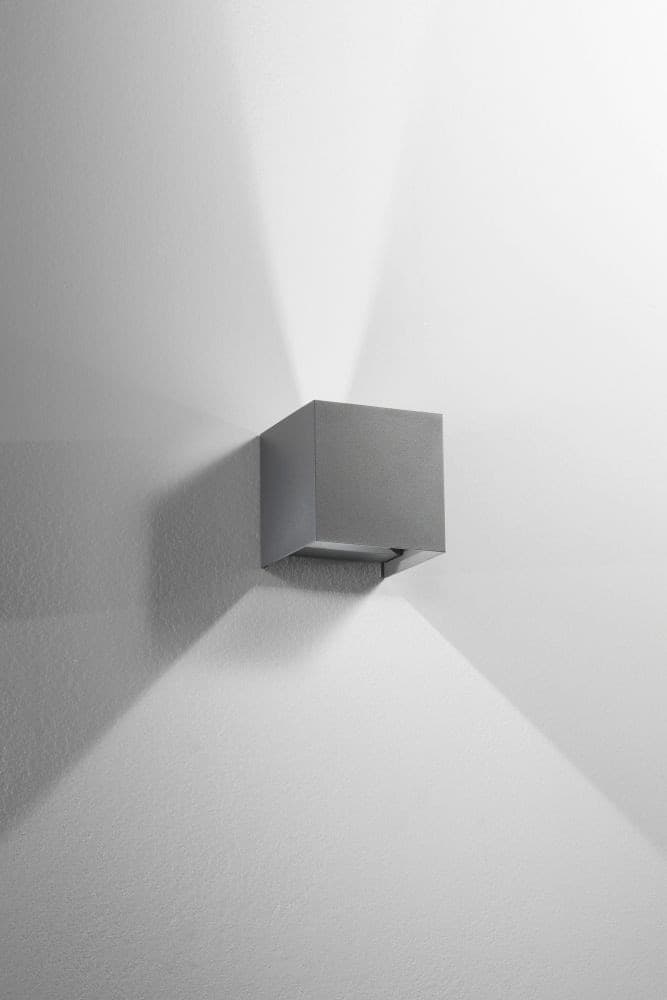 Applique Esterno Moderna LED Cubo 12W 4 Varianti - 8