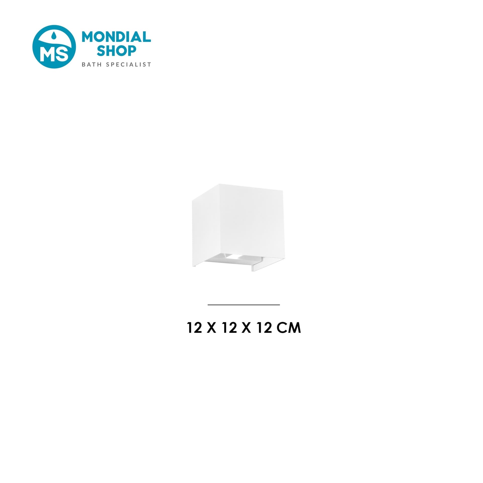Applique Esterno Moderna LED Cubo 12W 4 Varianti - 10