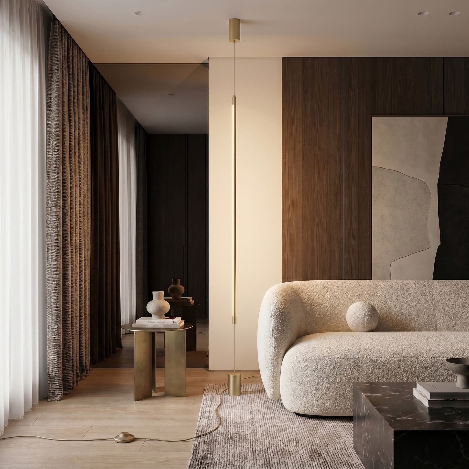 Lampada piantana da terra Disponibile in 3 varianti Design verticale 15W - 11