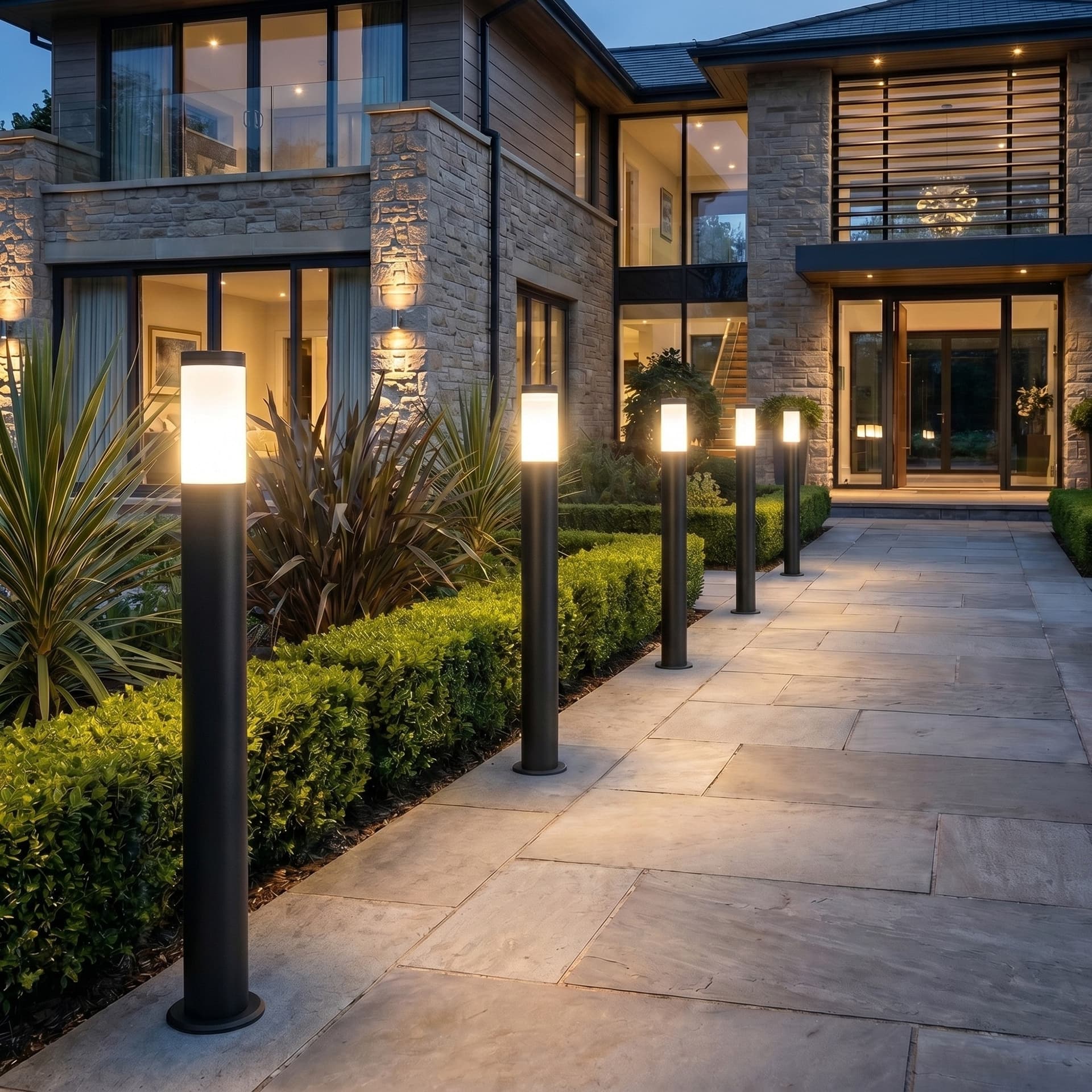 Paletto per illuminazione esterna H110CM Disponibile in 3 varianti IP44 - 2