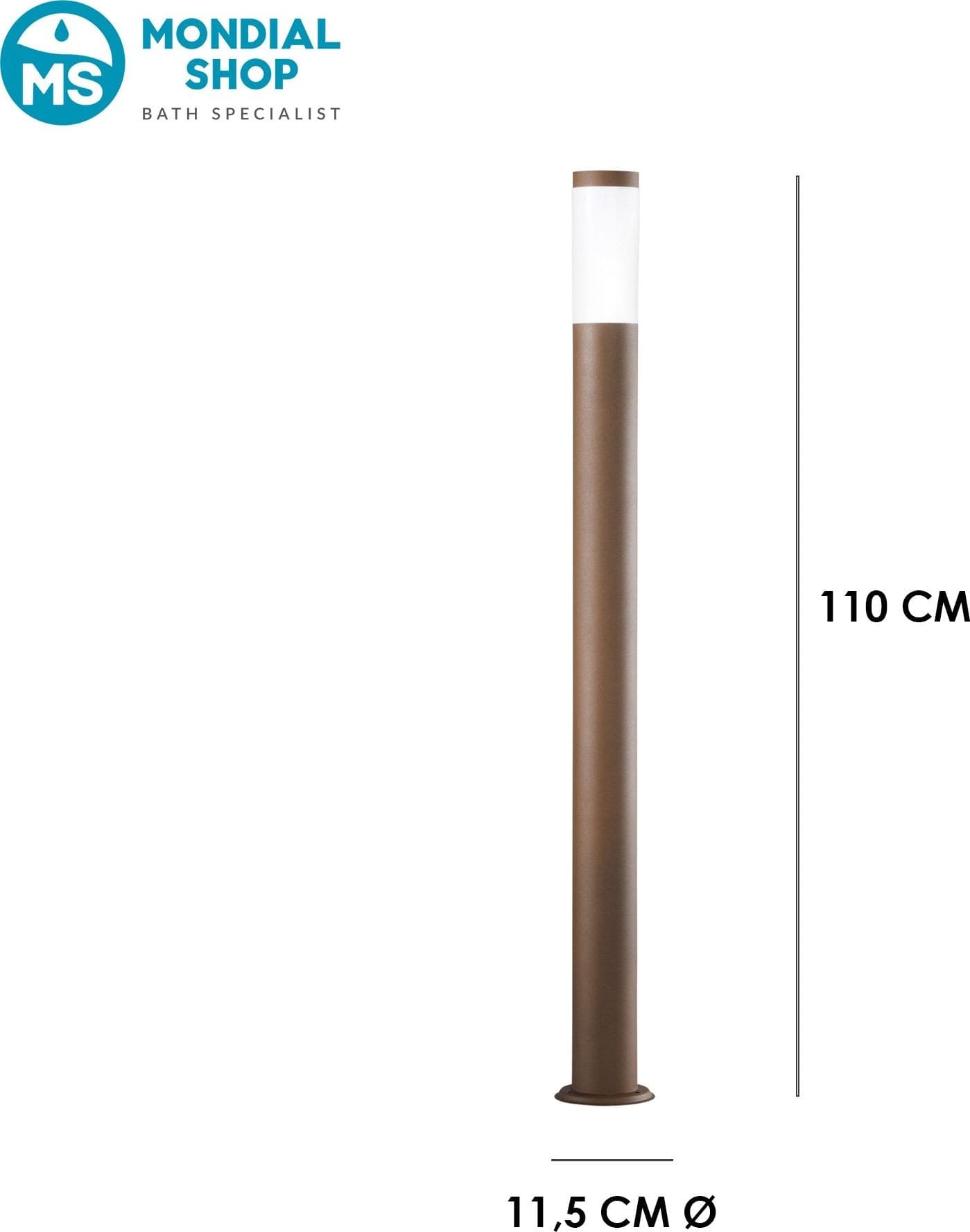 Paletto per illuminazione esterna H110CM Disponibile in 3 varianti IP44 - 13