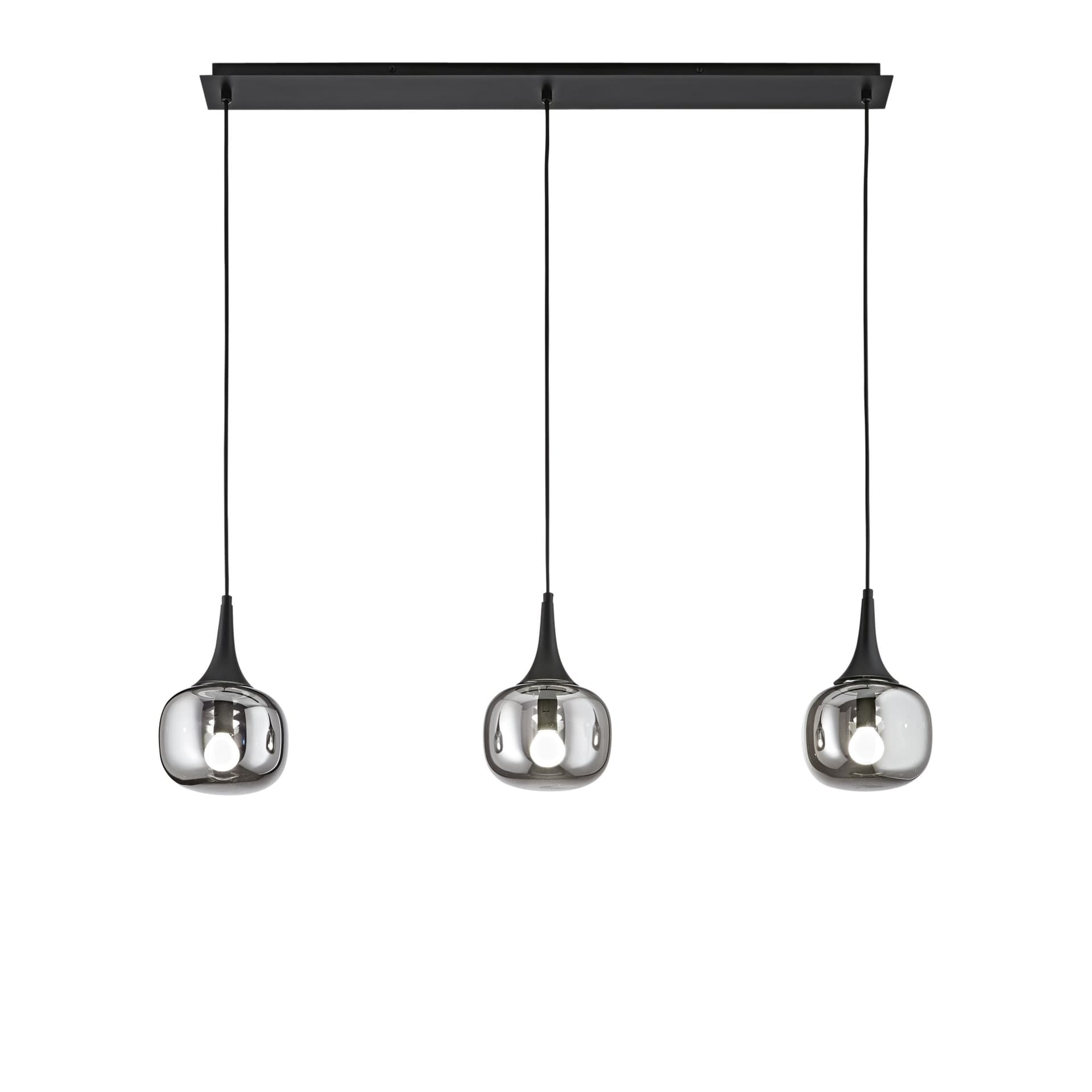 Sospensione a barra moderna in legno Disponibile in bianco o grigio 3XE14 - 9
