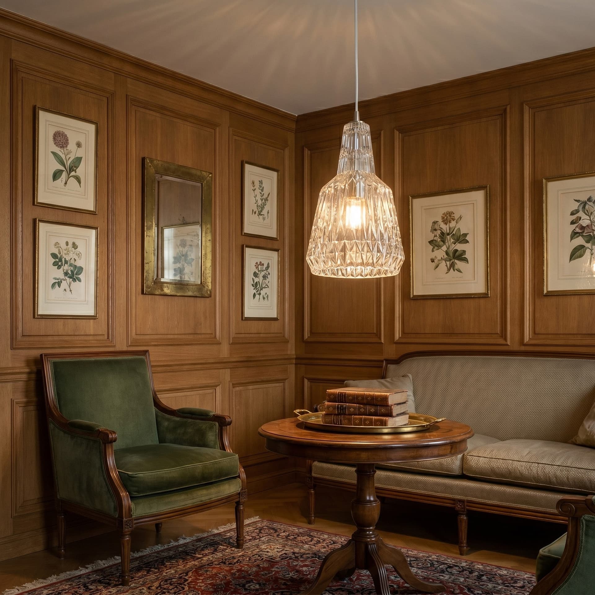 Lampadario a Sospensione moderna in vetro sfaccettato Disponibile in 4 varianti 1XE27 - 10