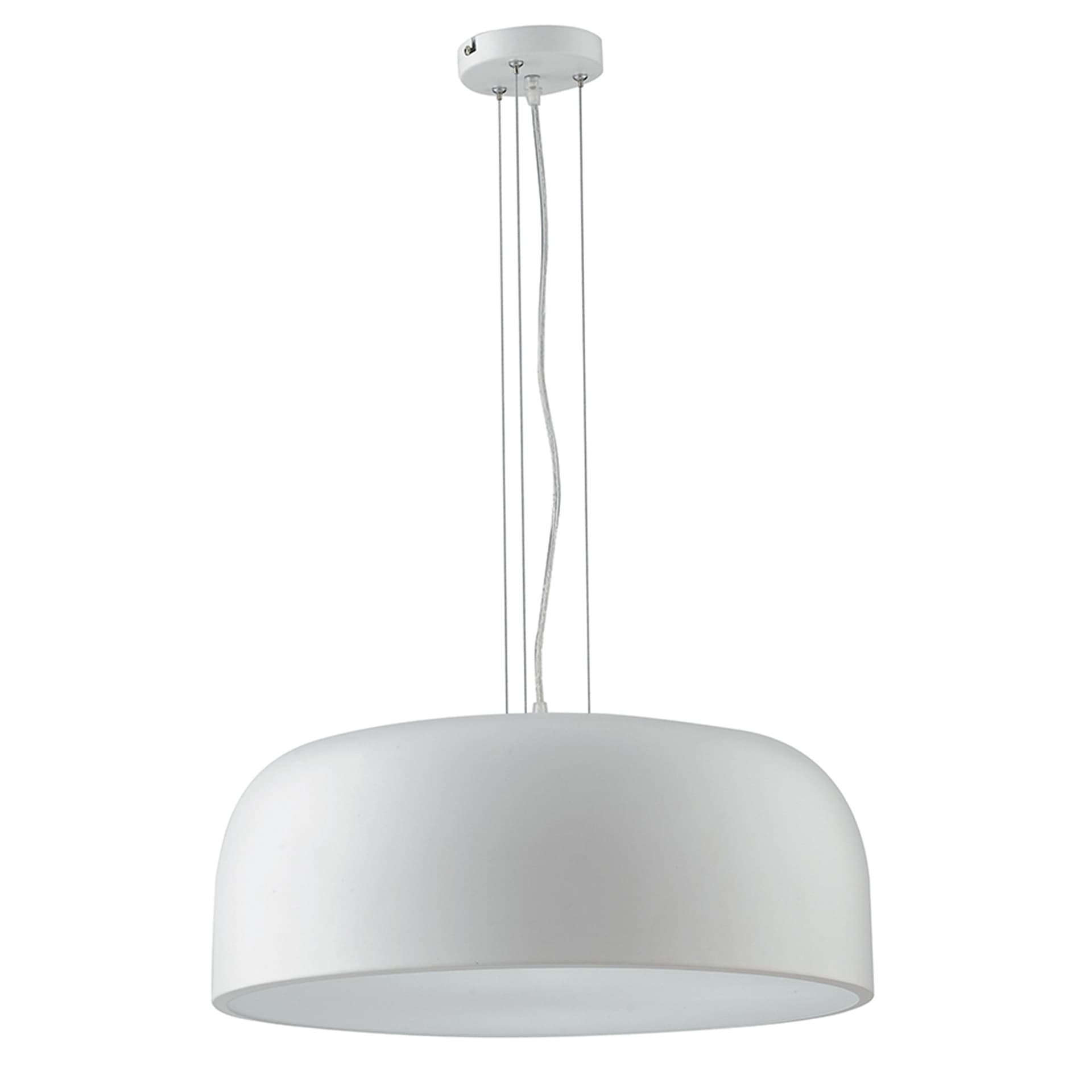 Lampadario a sospensione Disponibile in bianco o bronzo 4XE27 Design moderno - 4