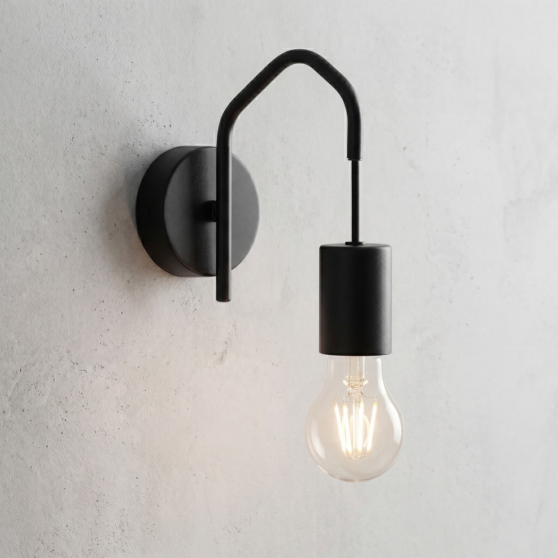 Applique Moderna 1xE27 Nero o Bianco - 1