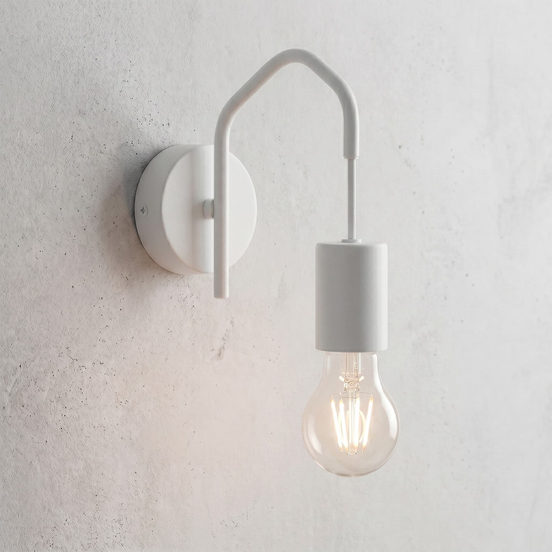 Applique Moderna 1xE27 Nero o Bianco - 5
