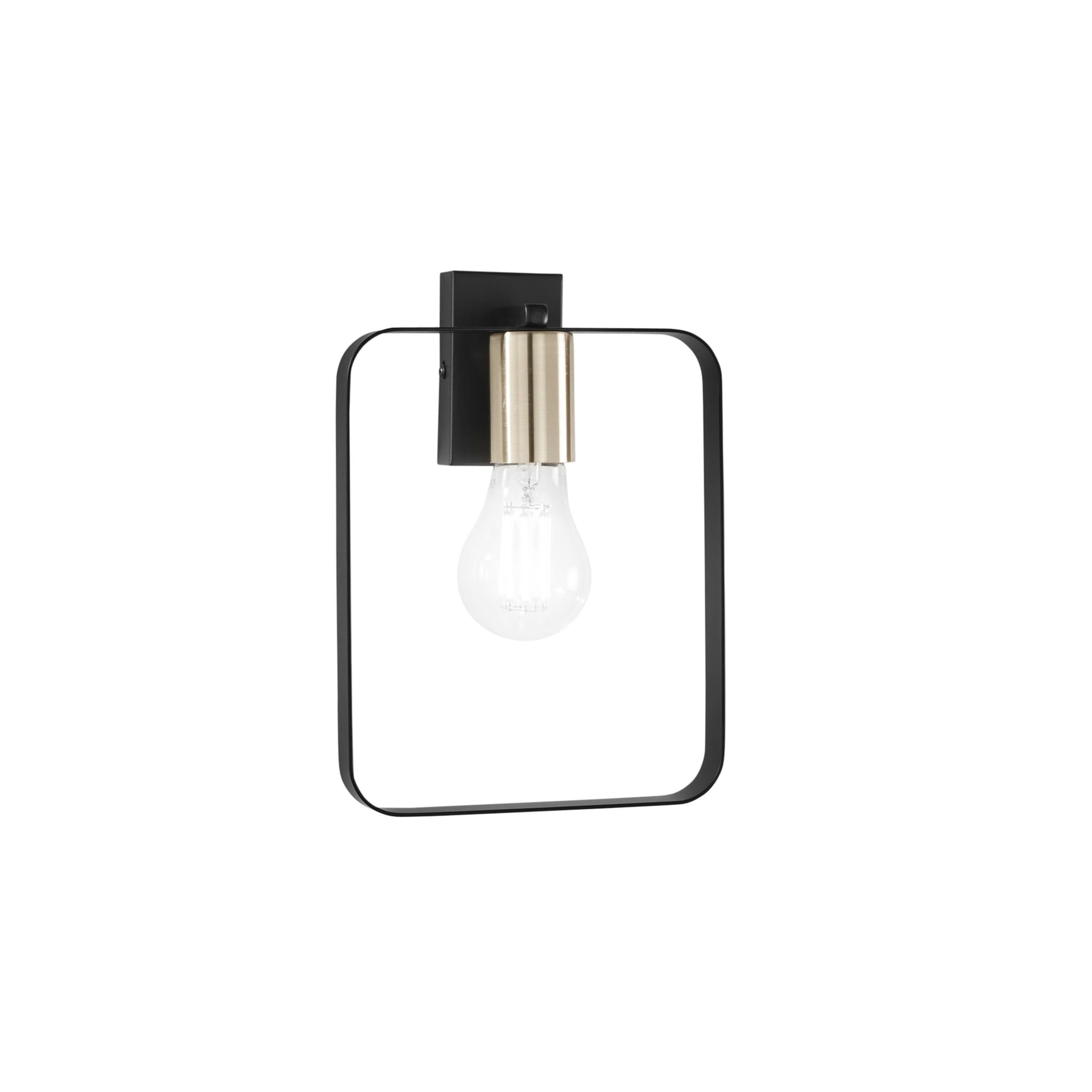 Applique Moderna Bianca o Nera Stile 1XE27 - 10