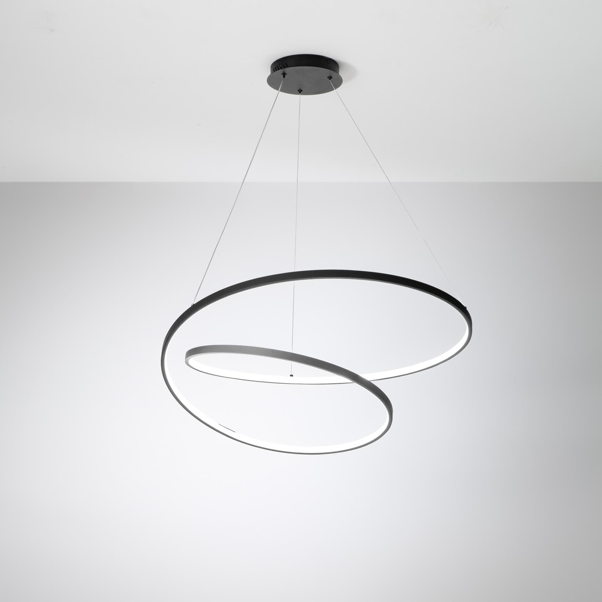Sospensione LED Lineare Disponibile in 3 varianti 60W 8000 Lumen Sistema CCT - 15